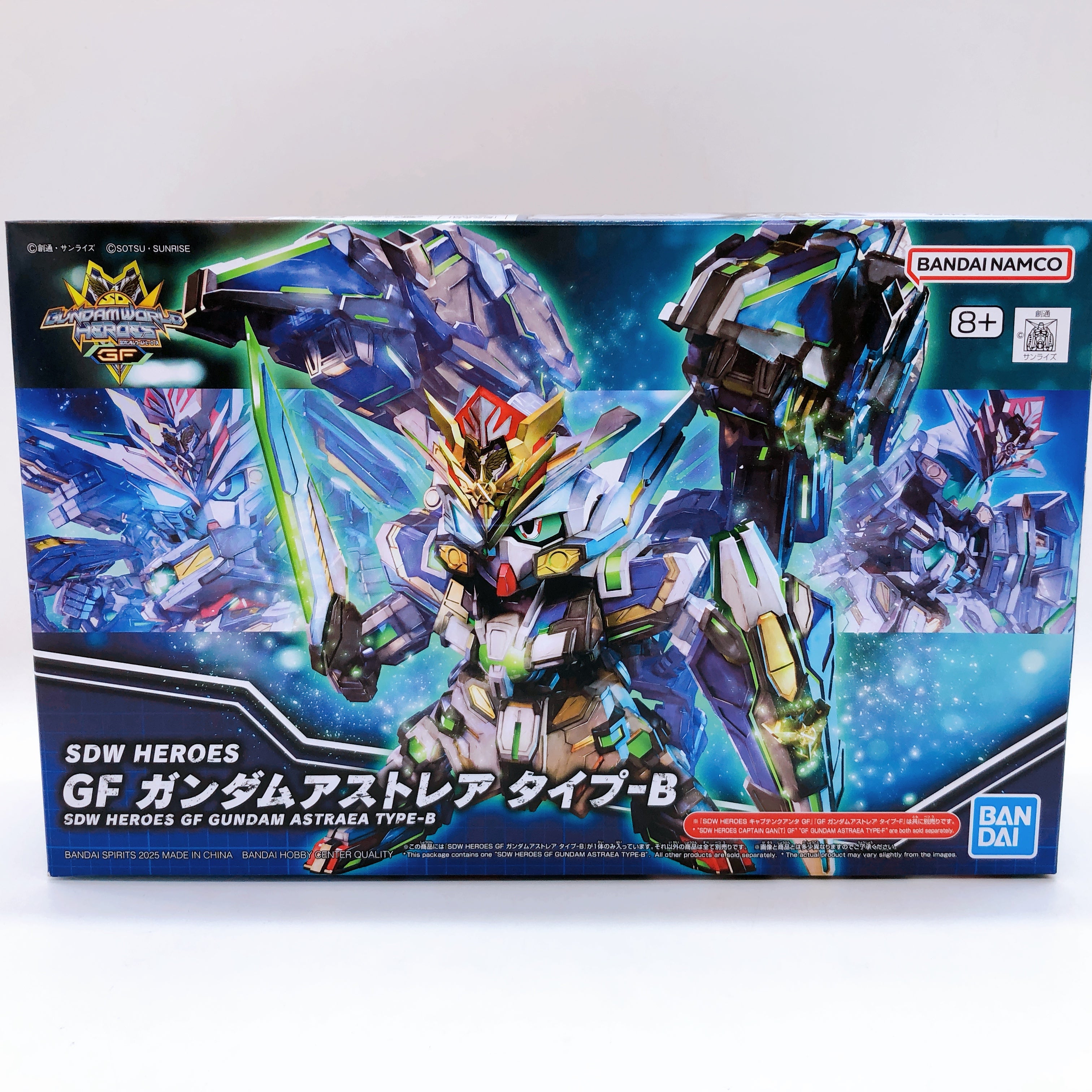 SDW HEROES Captain Qan[T] GF & GF Gundam Astraea Set of 3 Kit Bandai Japan NEW