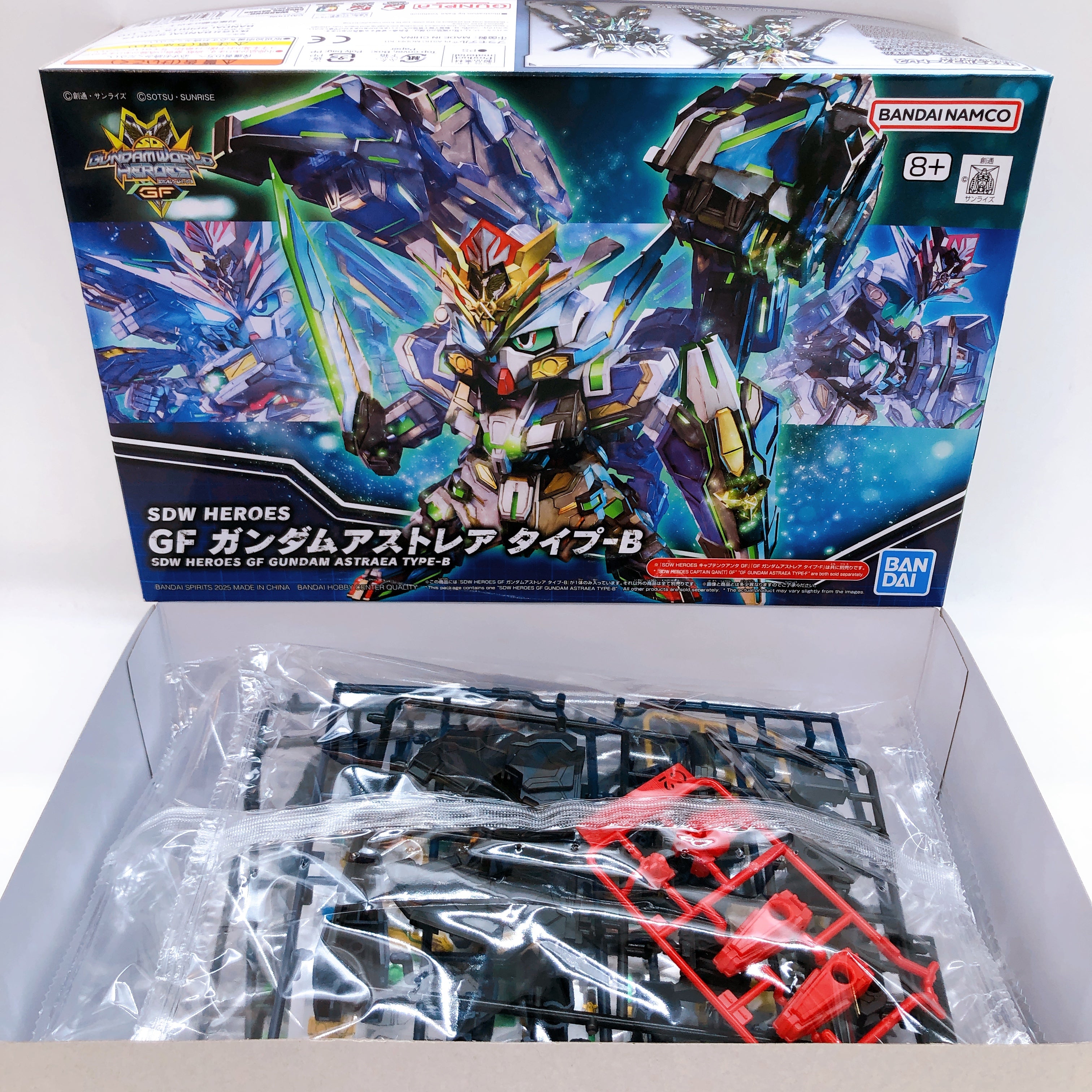 SDW HEROES Captain Qan[T] GF & GF Gundam Astraea Set of 3 Kit Bandai Japan NEW