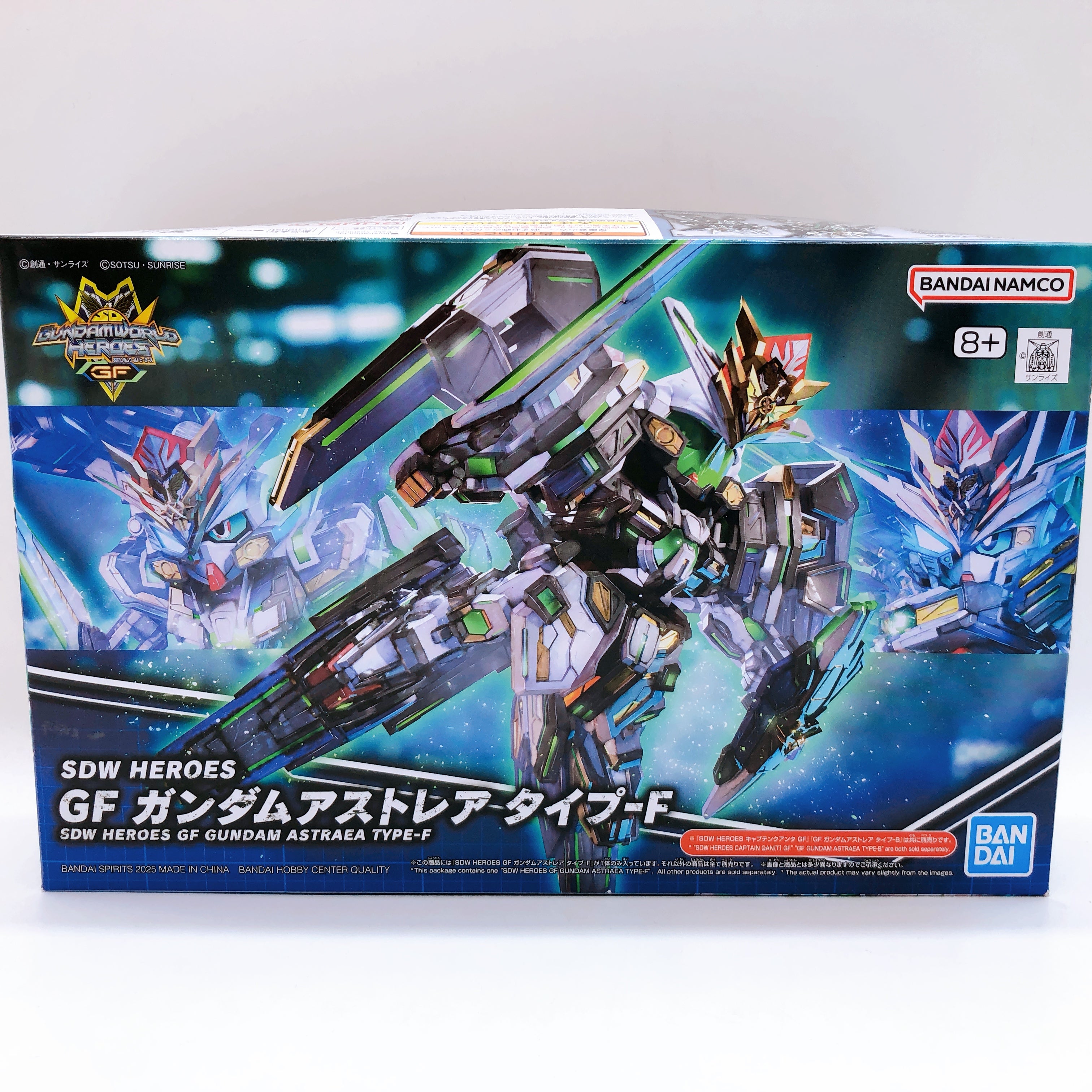 SDW HEROES Captain Qan[T] GF & GF Gundam Astraea Set of 3 Kit Bandai Japan NEW