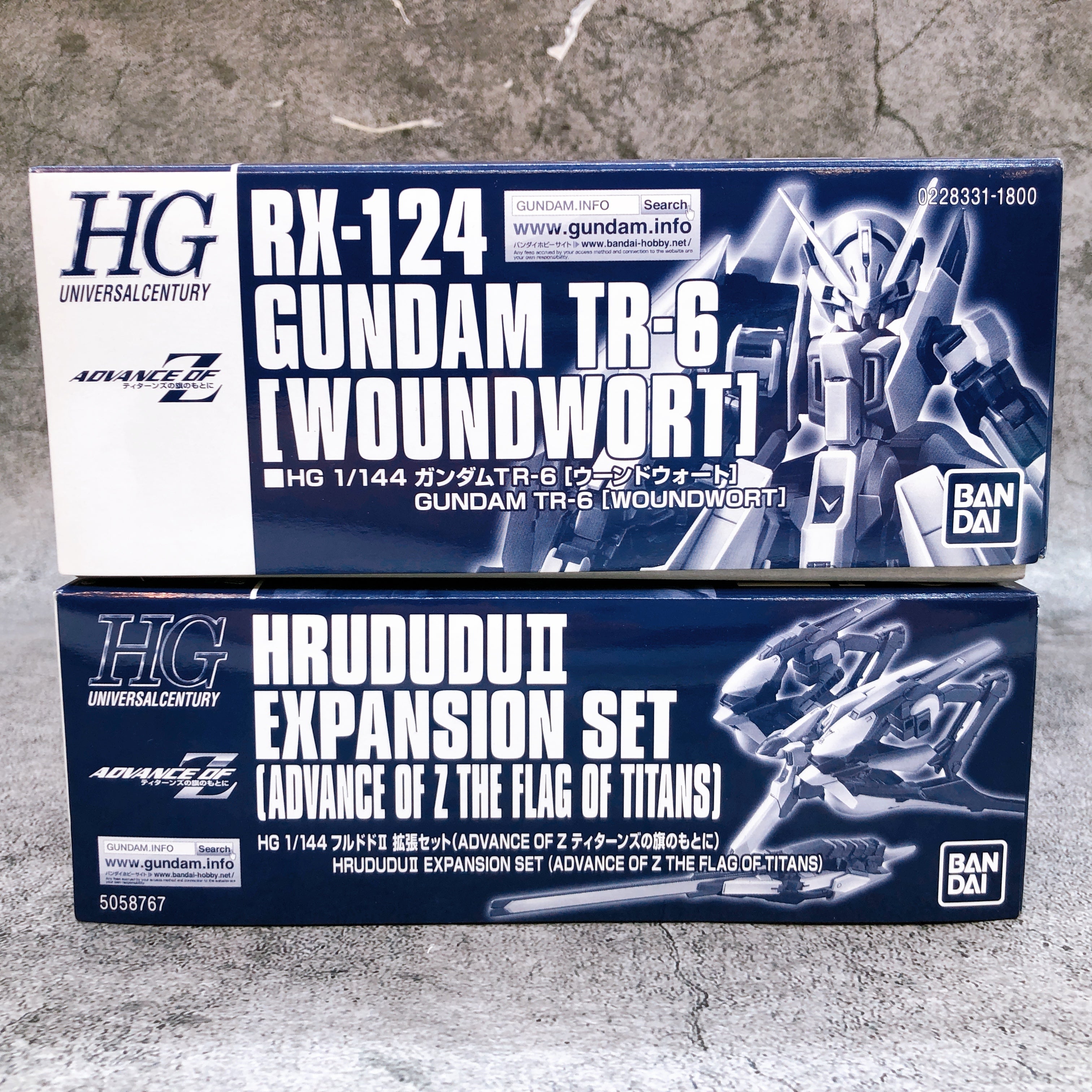 HGUC 1/144 Gundam TR-6 Woundwort & Hrududu II Expansion Set Kit Premium Bandai