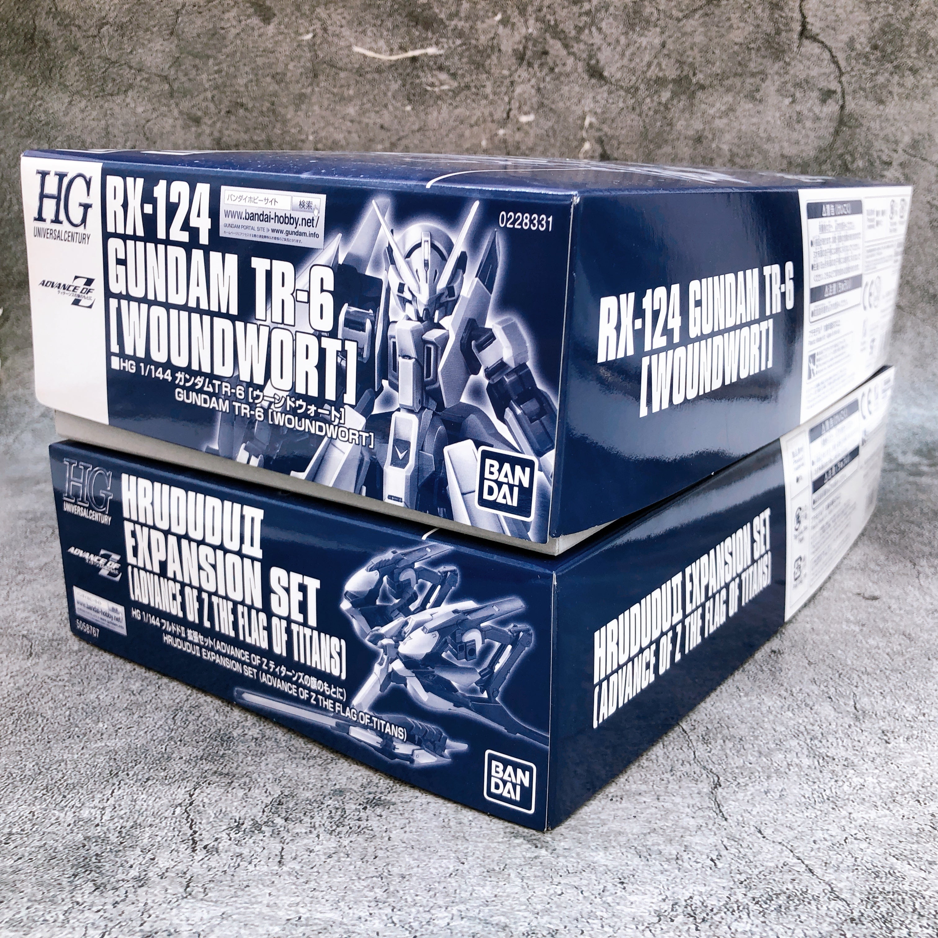 HGUC 1/144 Gundam TR-6 Woundwort & Hrududu II Expansion Set Kit Premium Bandai
