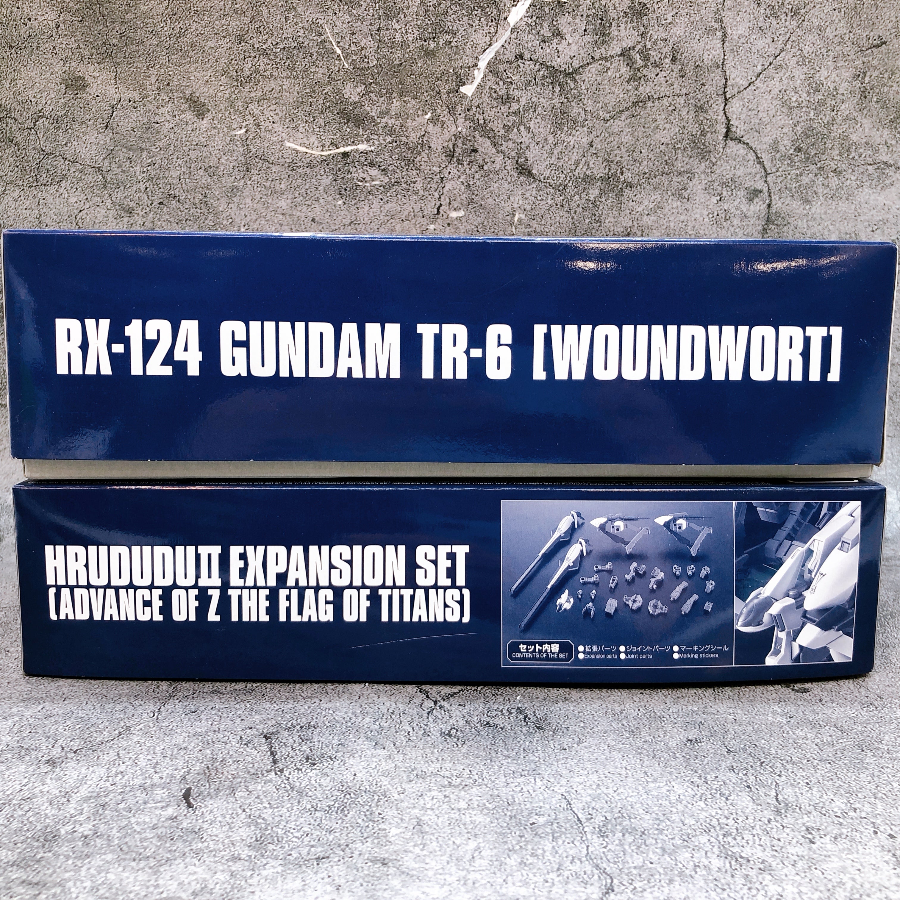 HGUC 1/144 Gundam TR-6 Woundwort & Hrududu II Expansion Set Kit Premium Bandai