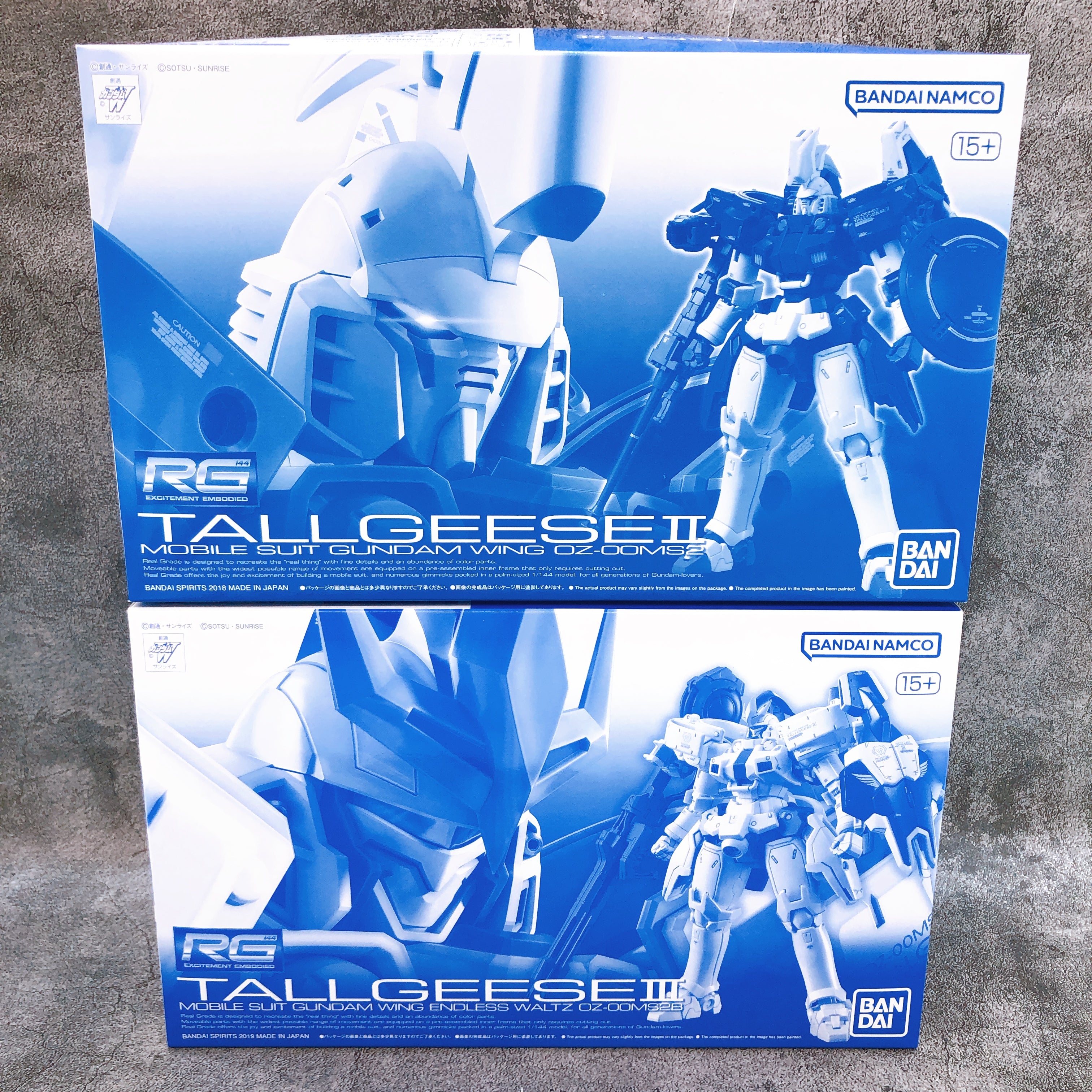 RG 1/144 Tallgeese II & Tallgeese III Set Gundam W Model Kit Premium Bandai NEW