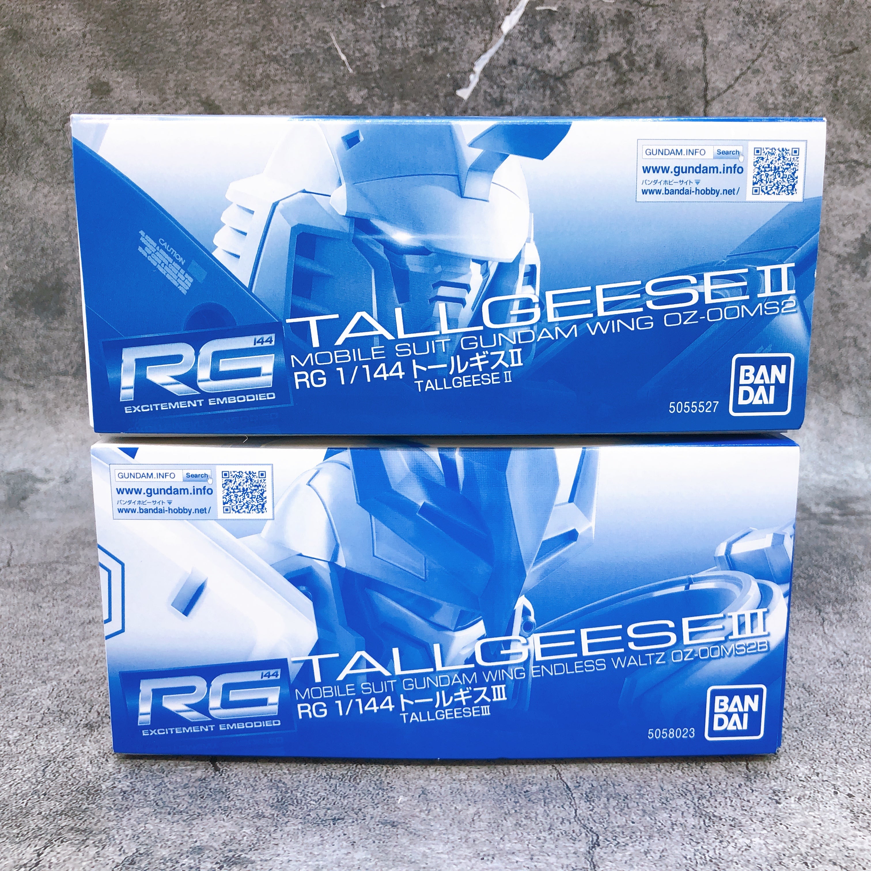 RG 1/144 Tallgeese II & Tallgeese III Set Gundam W Model Kit Premium Bandai NEW