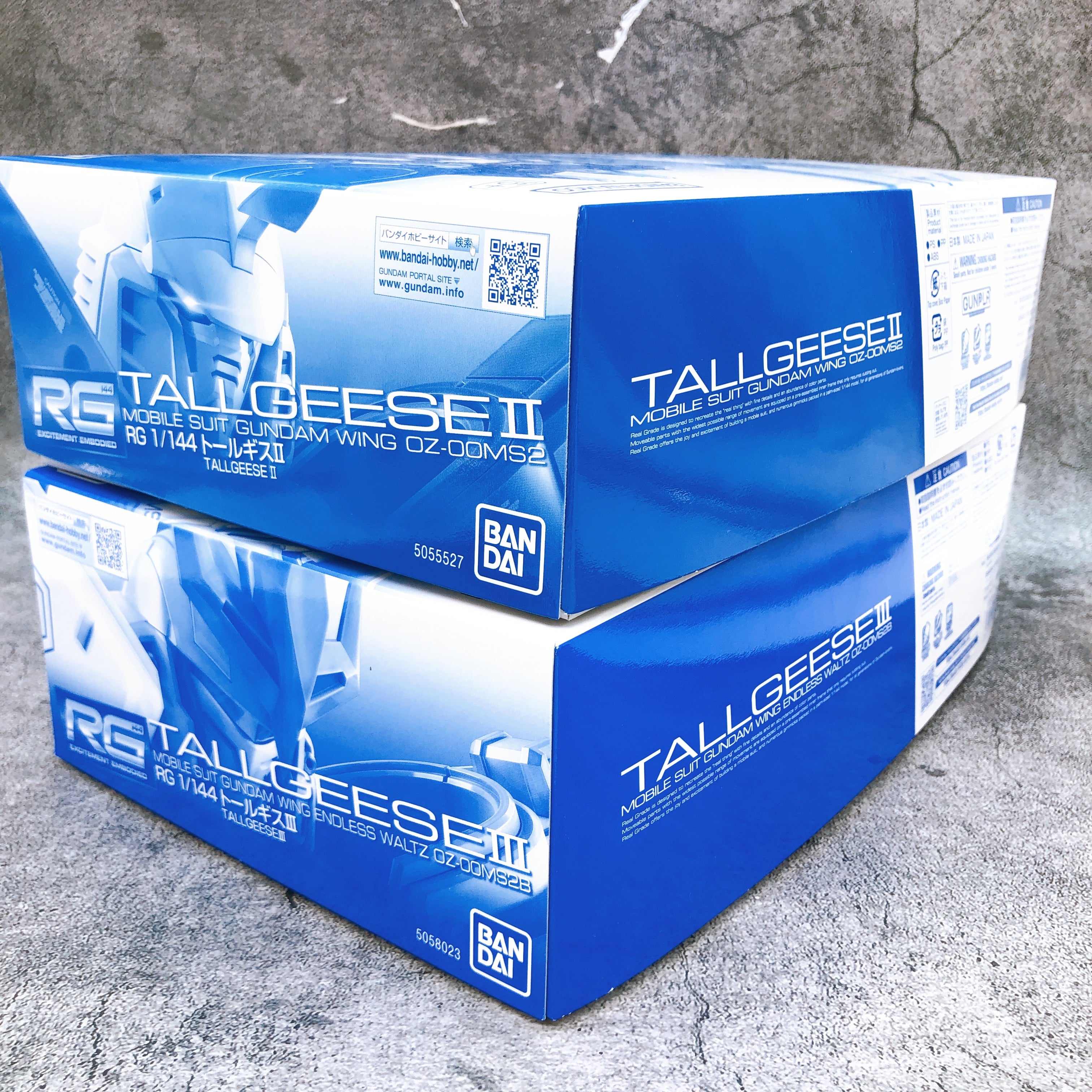 RG 1/144 Tallgeese II & Tallgeese III Set Gundam W Model Kit Premium Bandai NEW
