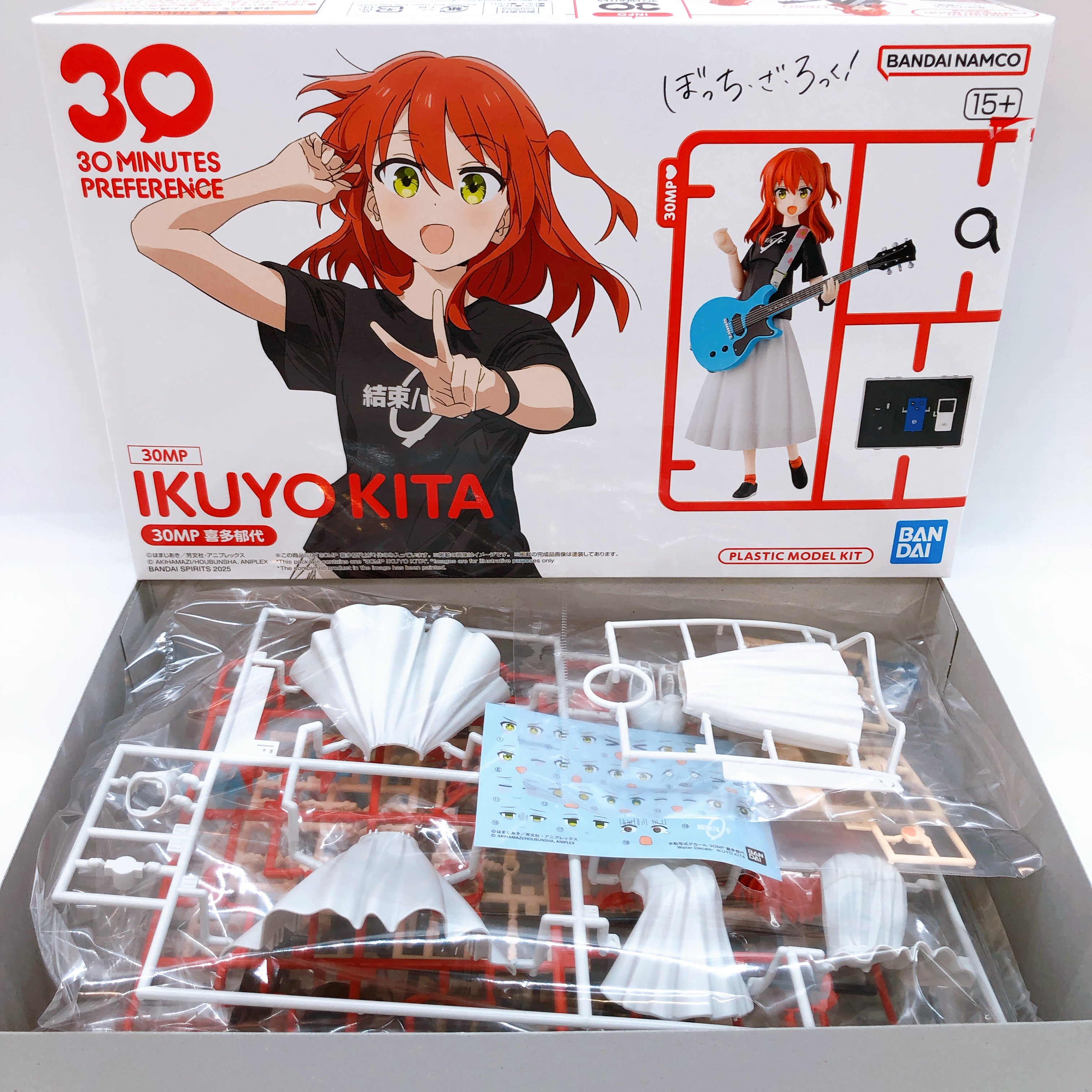 30MP Hitori Gotoh & Ikuyo Kita & Ryo Yamada Set Bocchi the Rock! Kit Bandai NEW