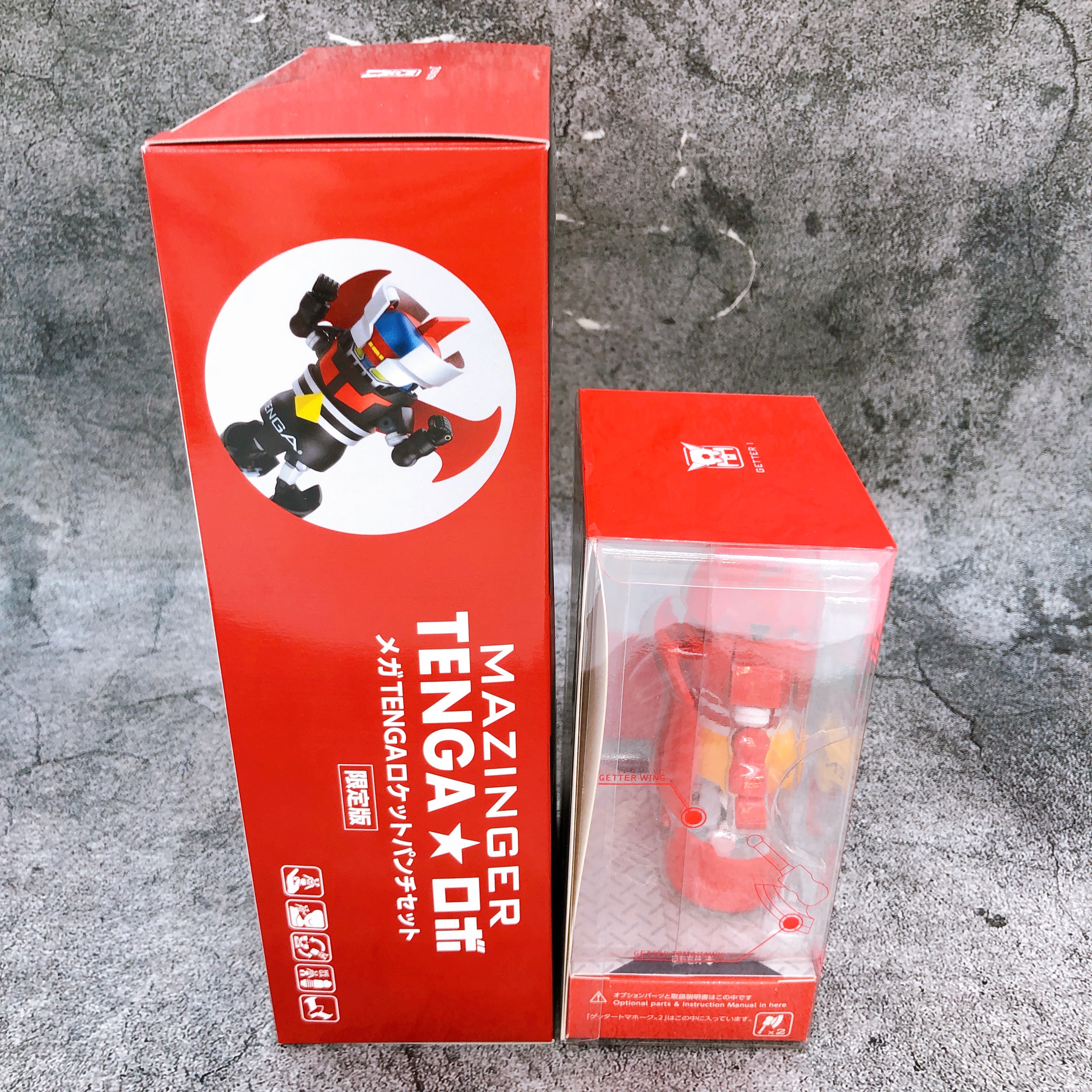 TENGA Robo Getter 1 & Mazinger Mega TENGA Rocket Punch Set Action Figure GSC NEW