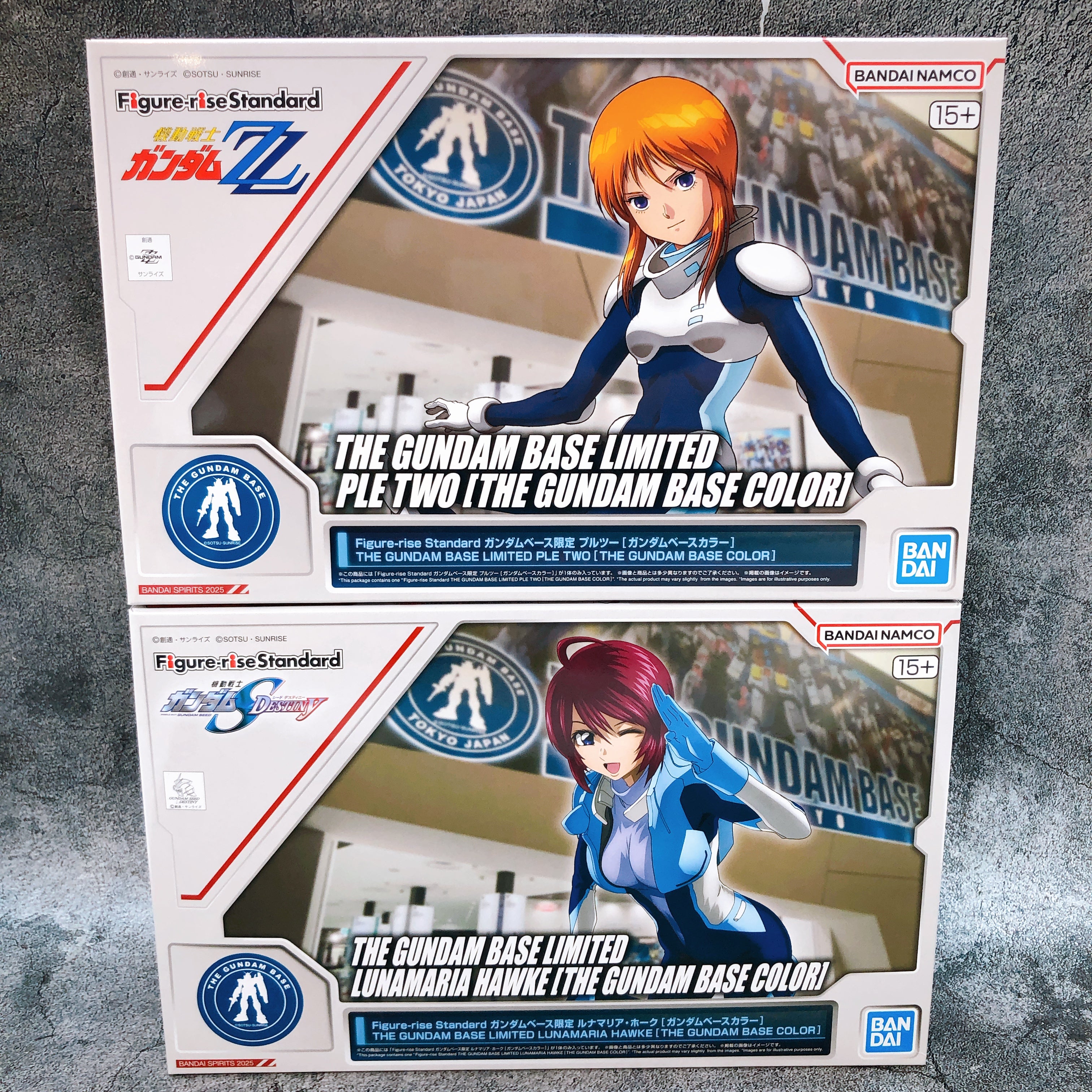Figure-rise Standard Ple Two & Lunamaria Set Gundam Base Color Kit Bandai NEW
