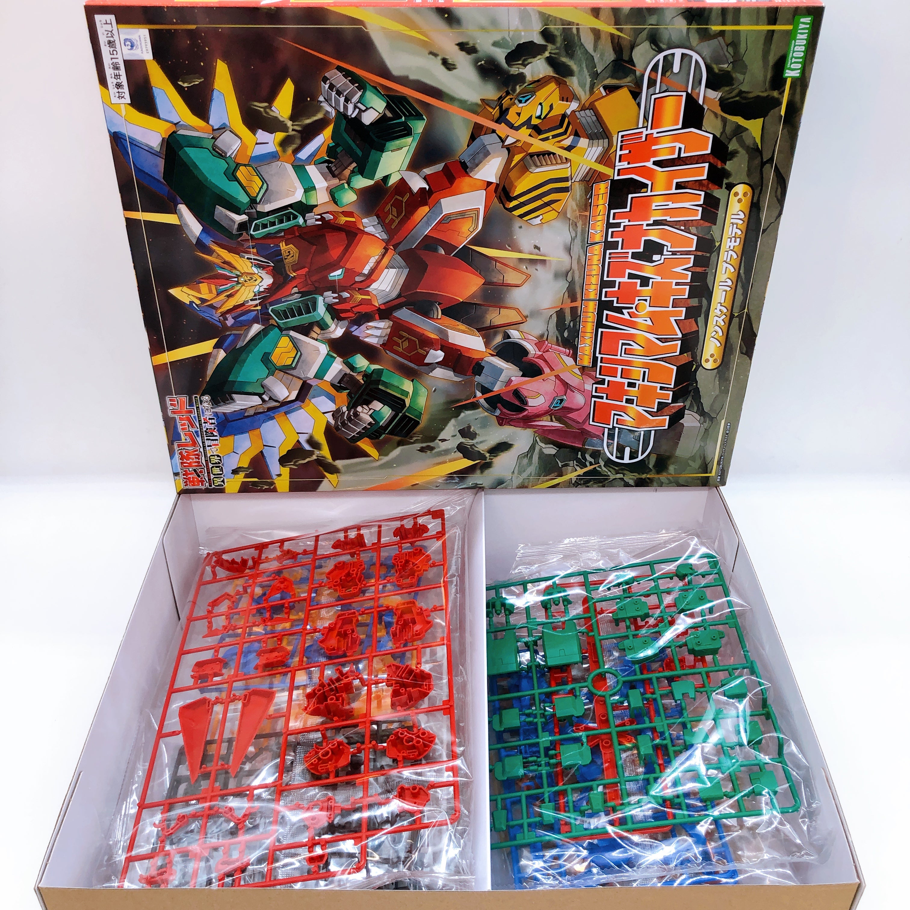 KOTOBUKIYA Maximum Kizuna Kaiser & Bonus Parts Set The Red Ranger Model Kit NEW