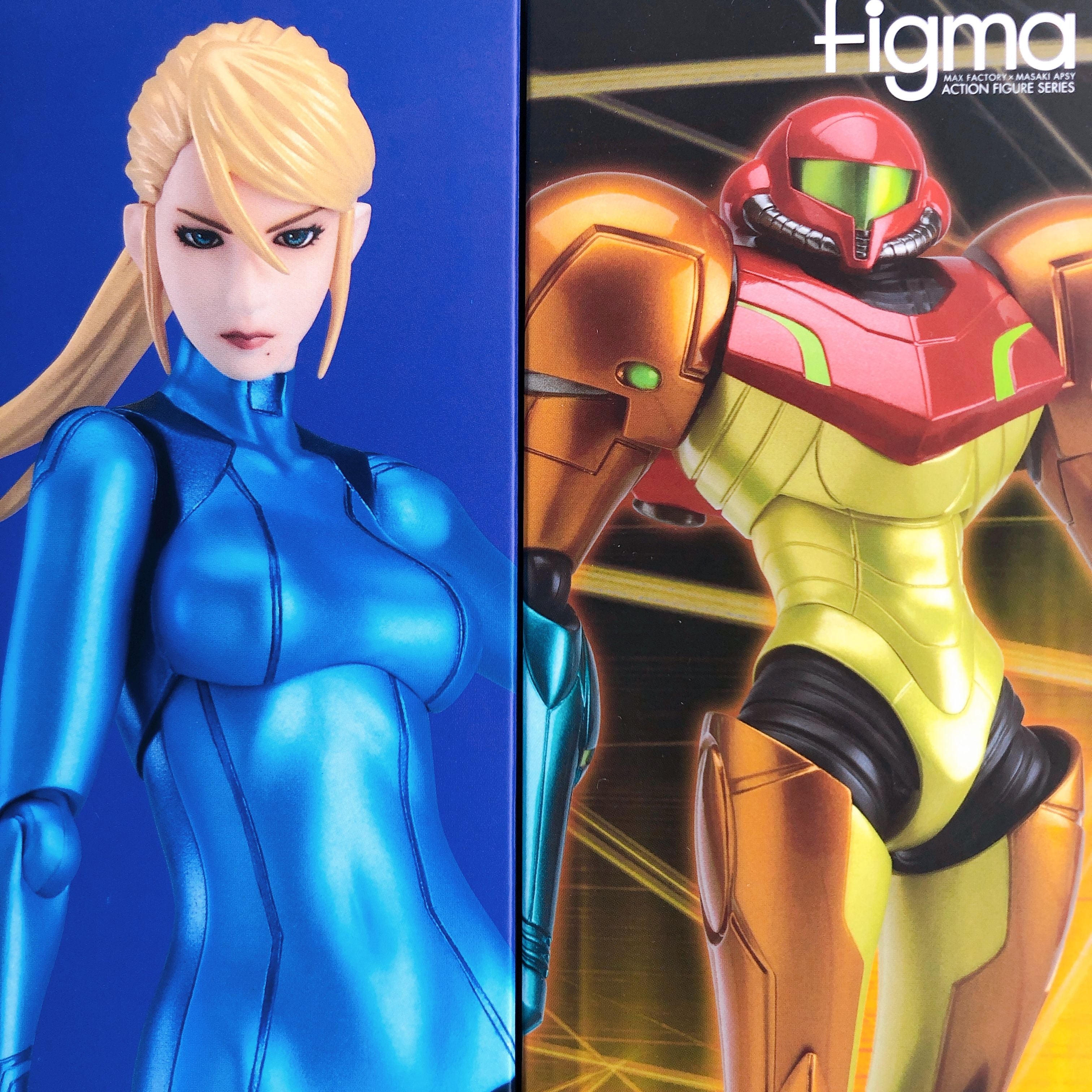 METROID Samus Aran & Samus Aran Zero Suit ver. Figma Set 133 & 306 Act