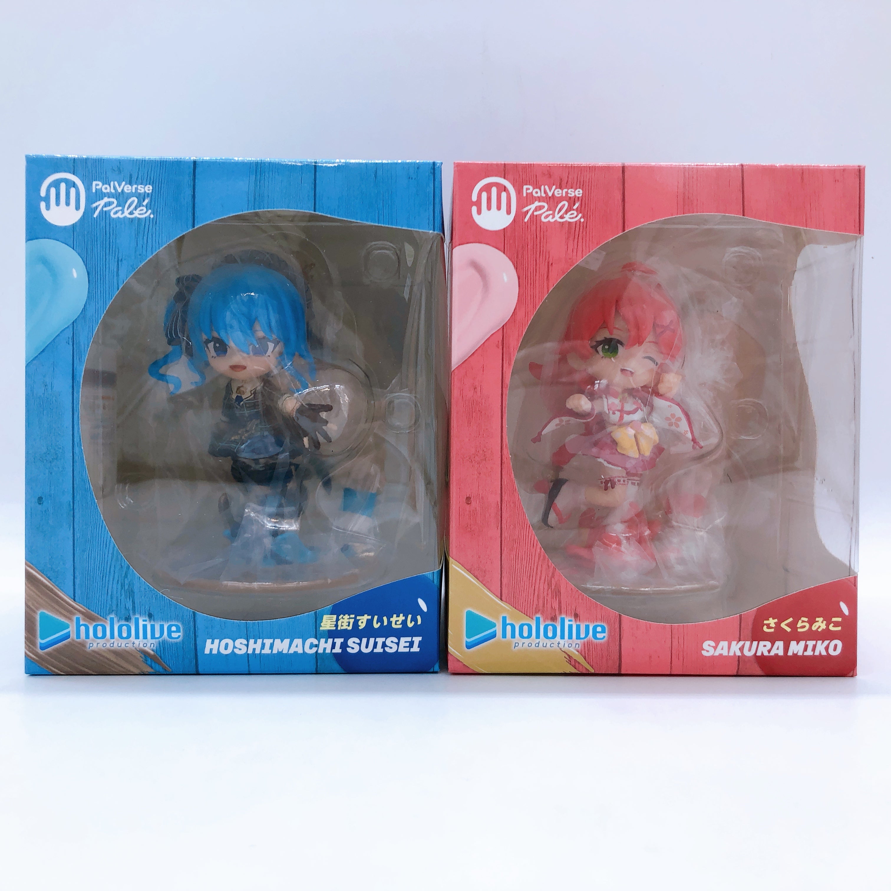 Hololive Suisei Hoshimachi & Sakura Miko PalVerse Pale Figure Set of 2 Bushiroad