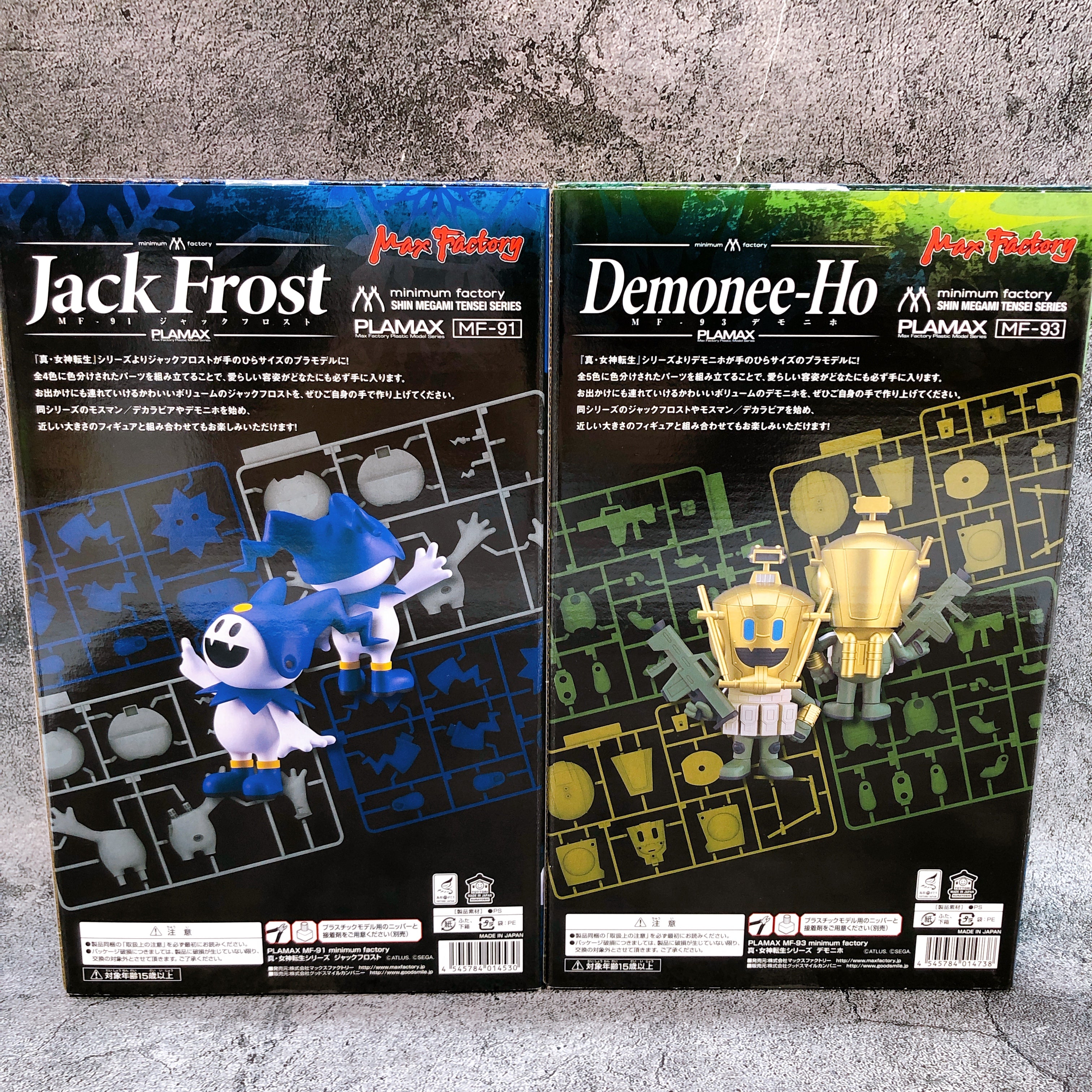 PLAMAX Jack Frost & Demonee-Ho Set Shin Megami Tensei minimum factory Kit NEW