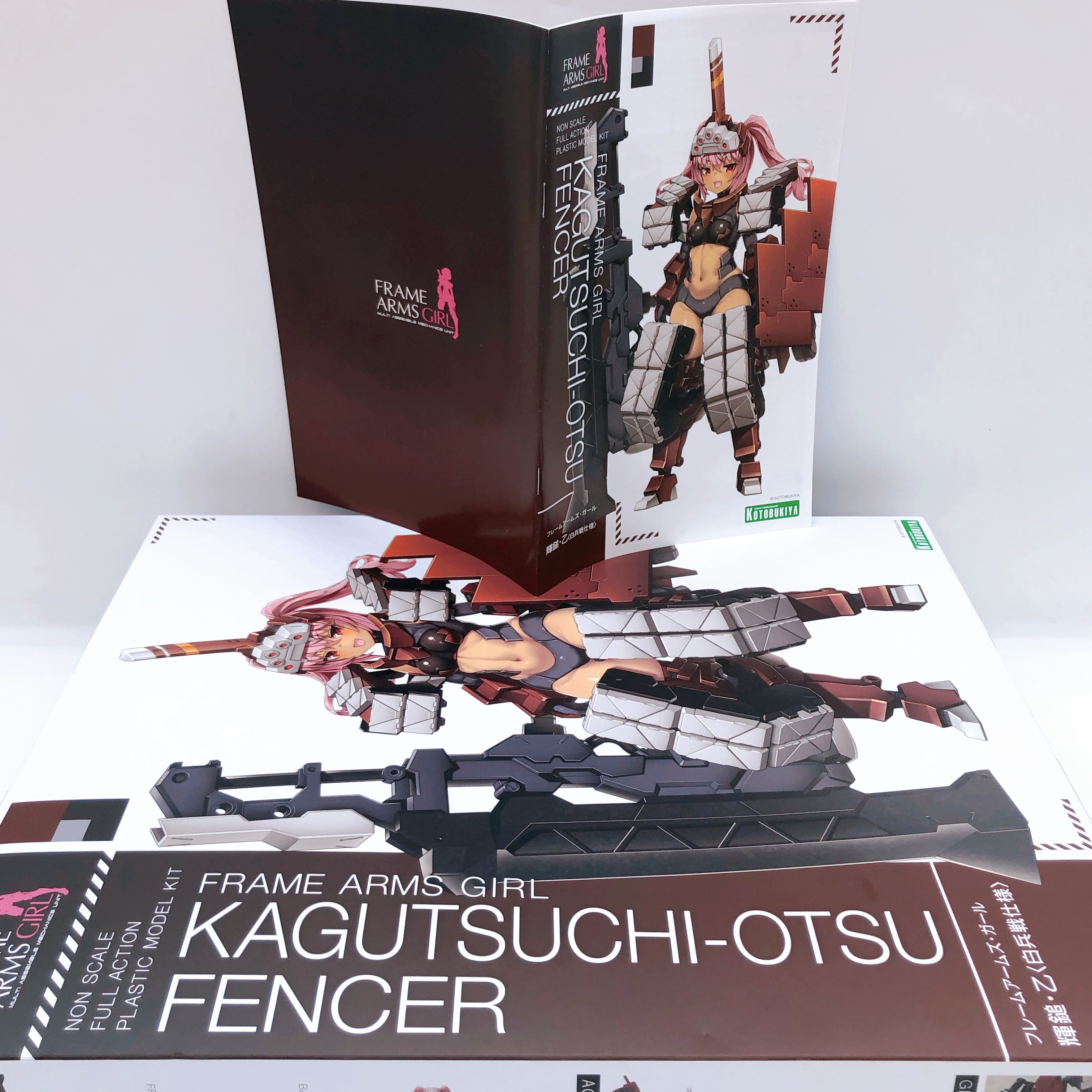 Frame Arms Girl Kagutsuchi-Otsu Fencer & Bonus Parts Set Kit KOTOBUKIYA Japan