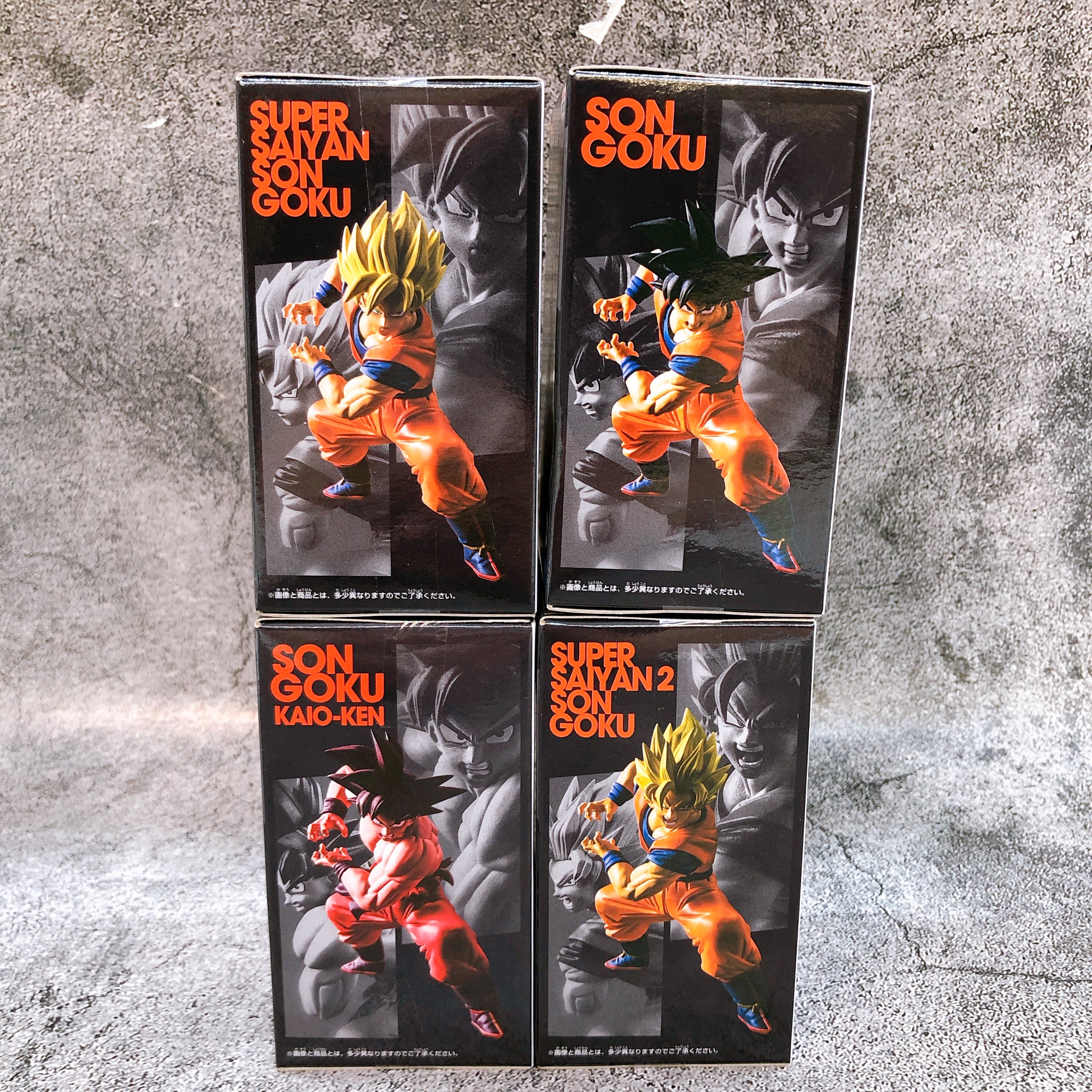 Dragon Ball Z Son Goku DRAGON BALL SPIRITFLICKS Set of 4 Figure BANPRE