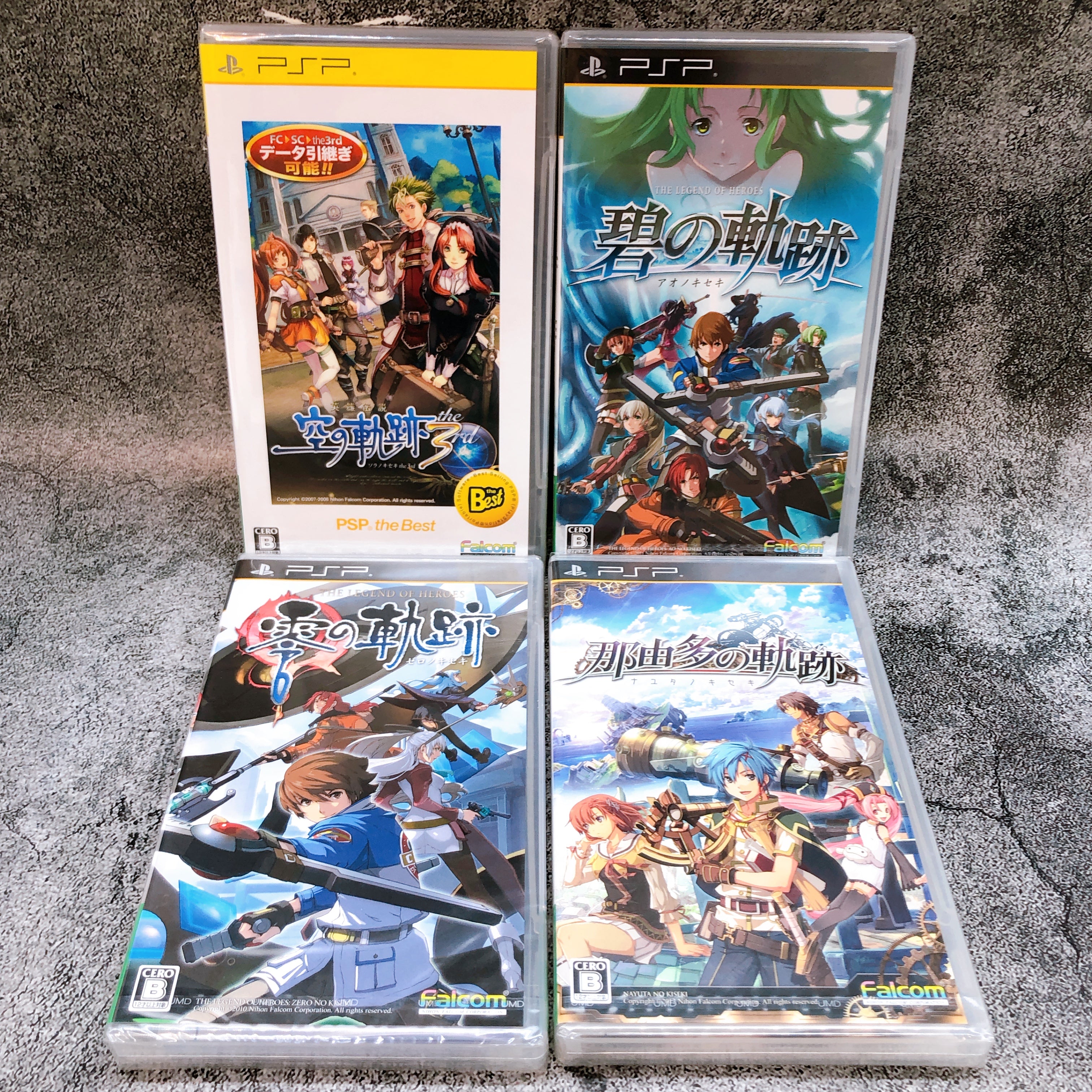 PSP Game Software Set of 10 Bundle Sony PlayStation Portable Japan Game Sealed