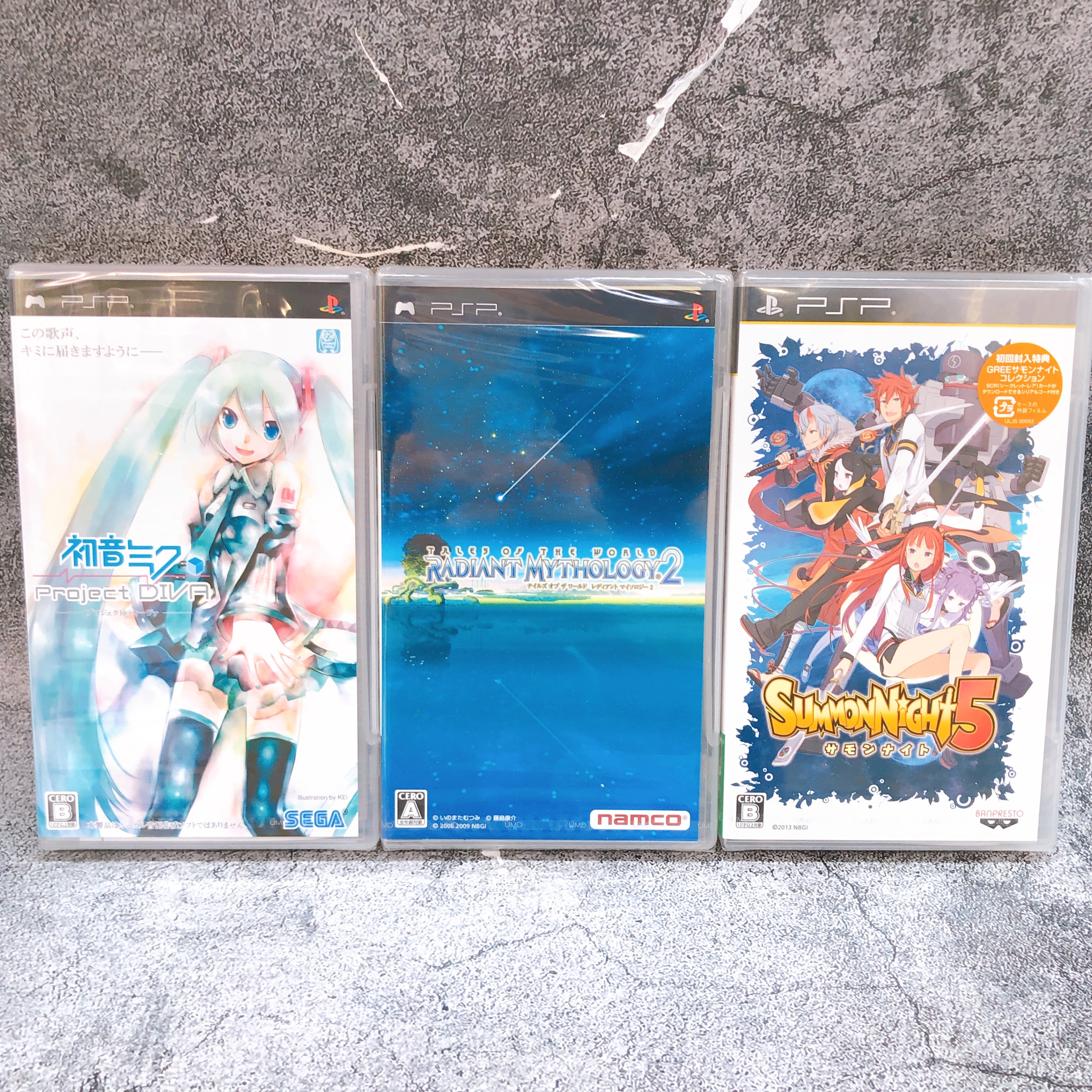 PSP Game Software Set of 10 Bundle Sony PlayStation Portable Japan Game Sealed