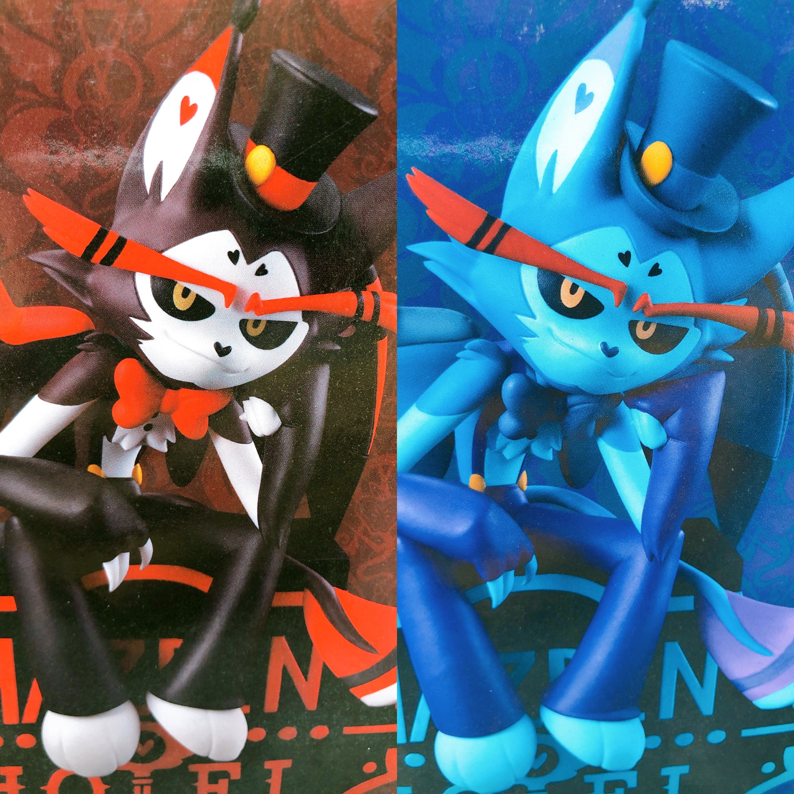 Hazbin Hotel Husk Another Color：Blue & Red Set Monitor Top Figure BANPRESTO