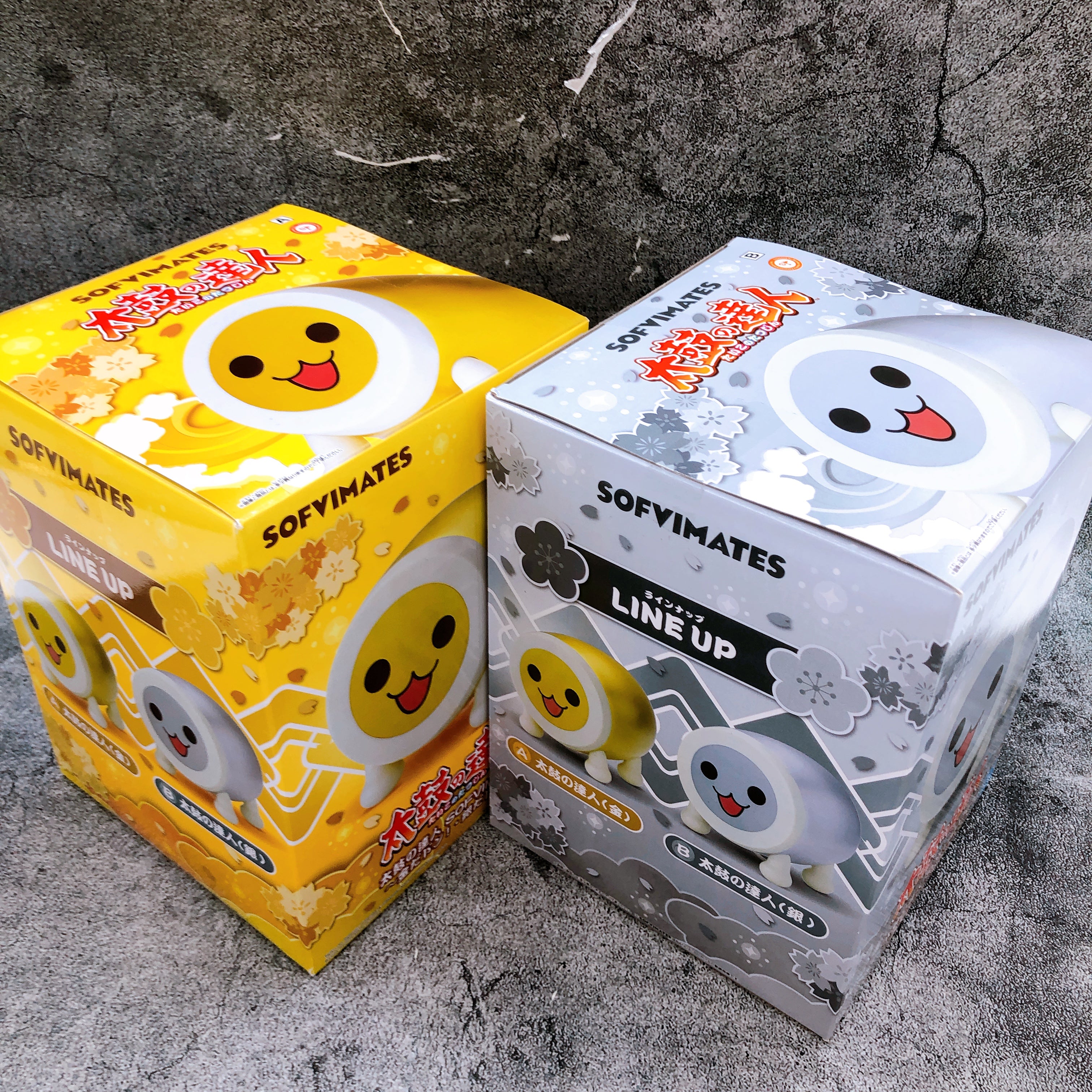 Taiko no Tatsujin Gold & Silver Figure Set SOFVIMATES BANPRESTO Japan AUTHENTIC