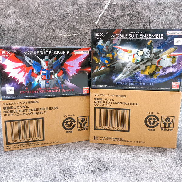 MOBILE SUIT ENSEMBLE EX55 Destiny Gundam SpecII & EX56 Zeus Silhouette