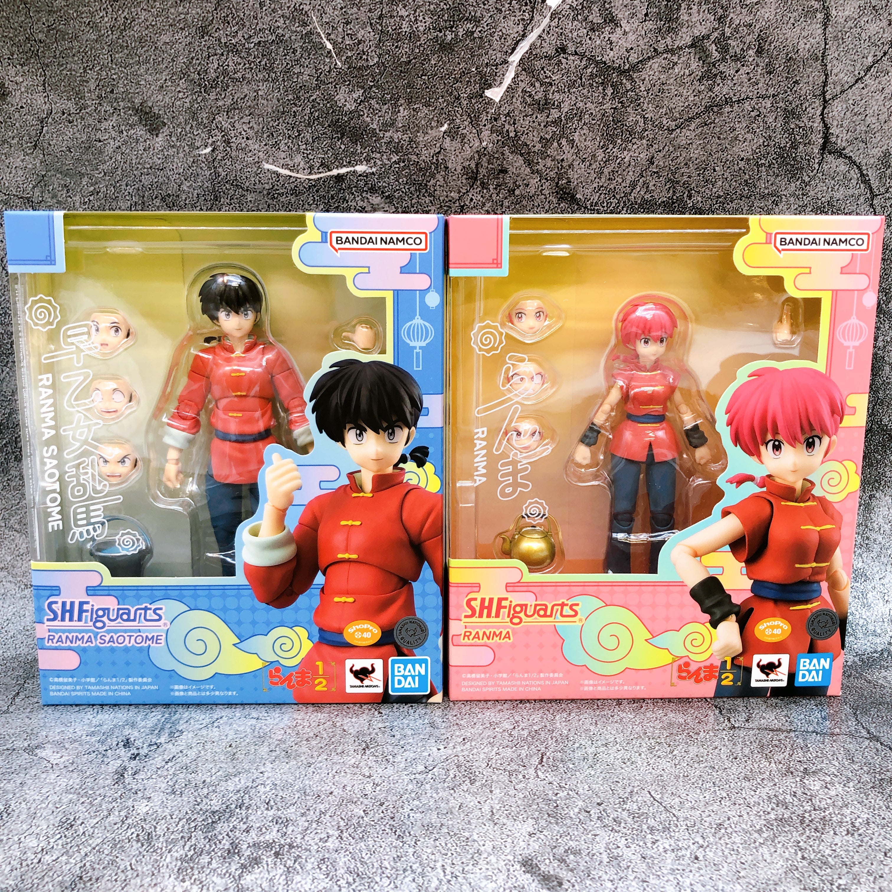 S.H.Figuarts Ranma 1/2 Ranma & Ranma Saotome Set Action Figure BANDAI Japan