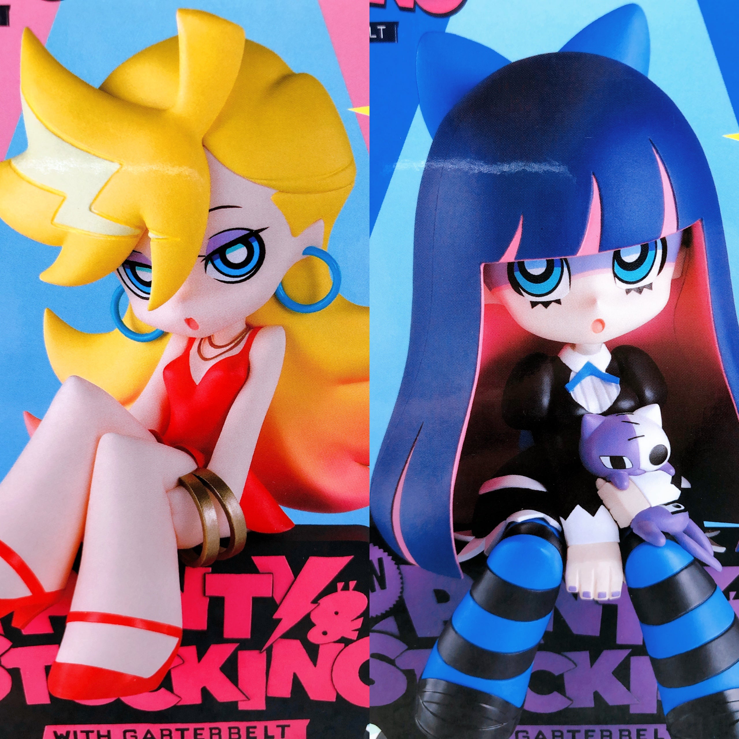 New PANTY ＆ STOCKING with GARTERBELT Panty & Stocking Set Monitor Top Figure