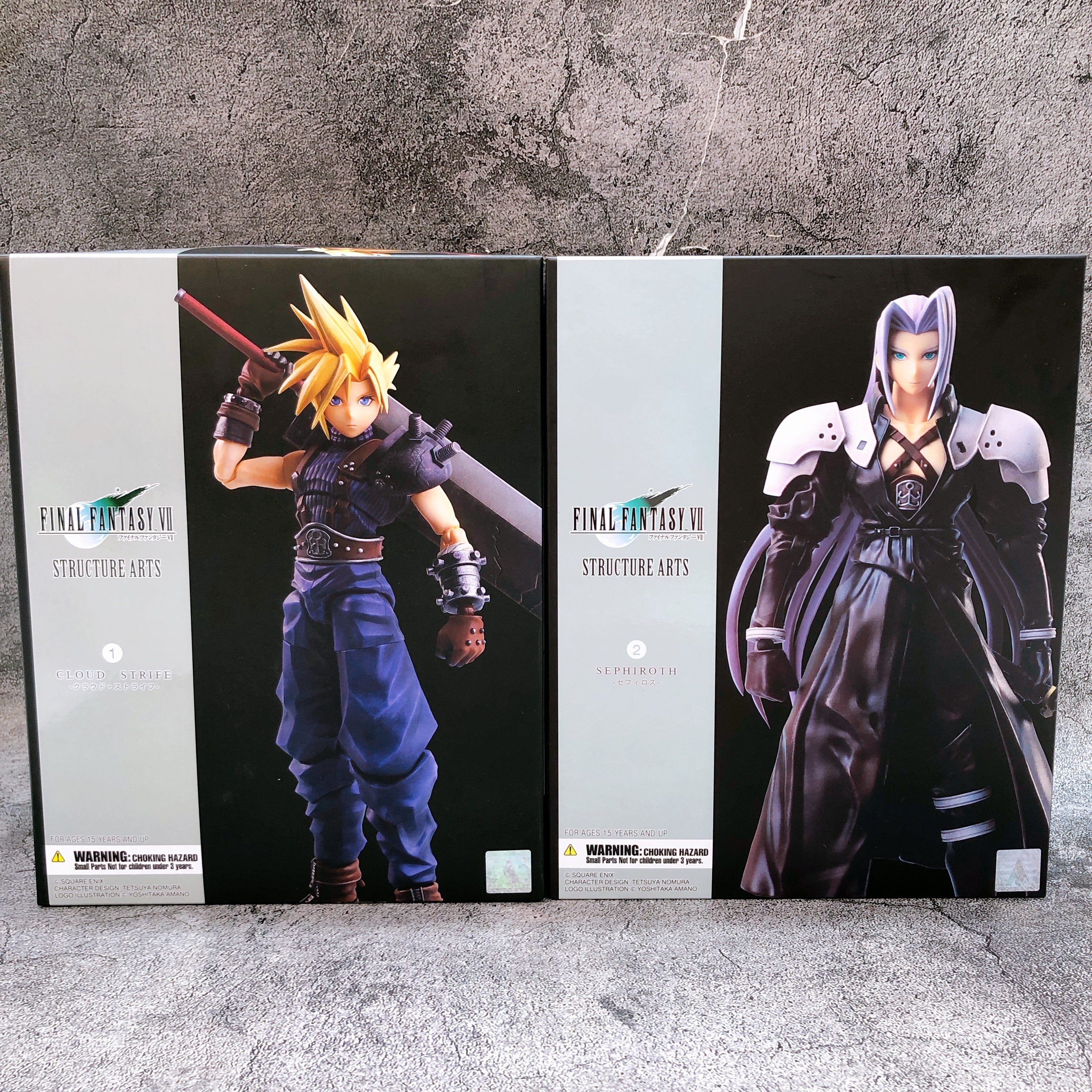 FINAL FANTASY VII Structure Arts Cloud Strife & Sephiroth Set FF7 Mode