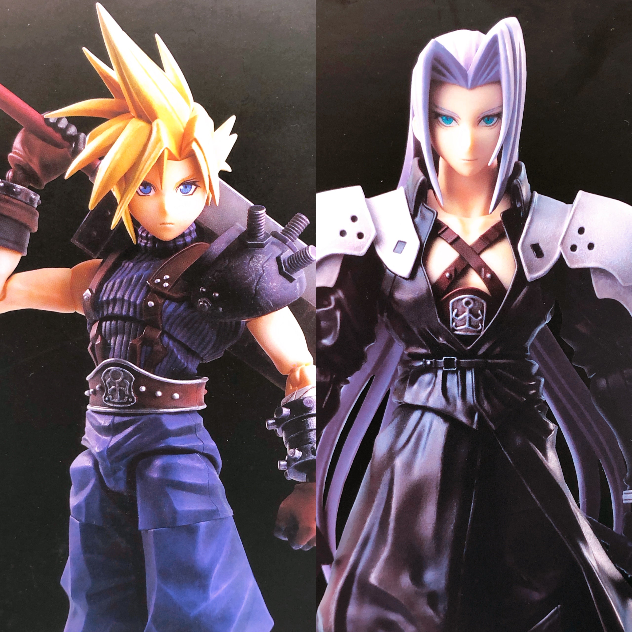 FINAL FANTASY VII Structure Arts Cloud Strife & Sephiroth Set FF7 Model Kit NEW
