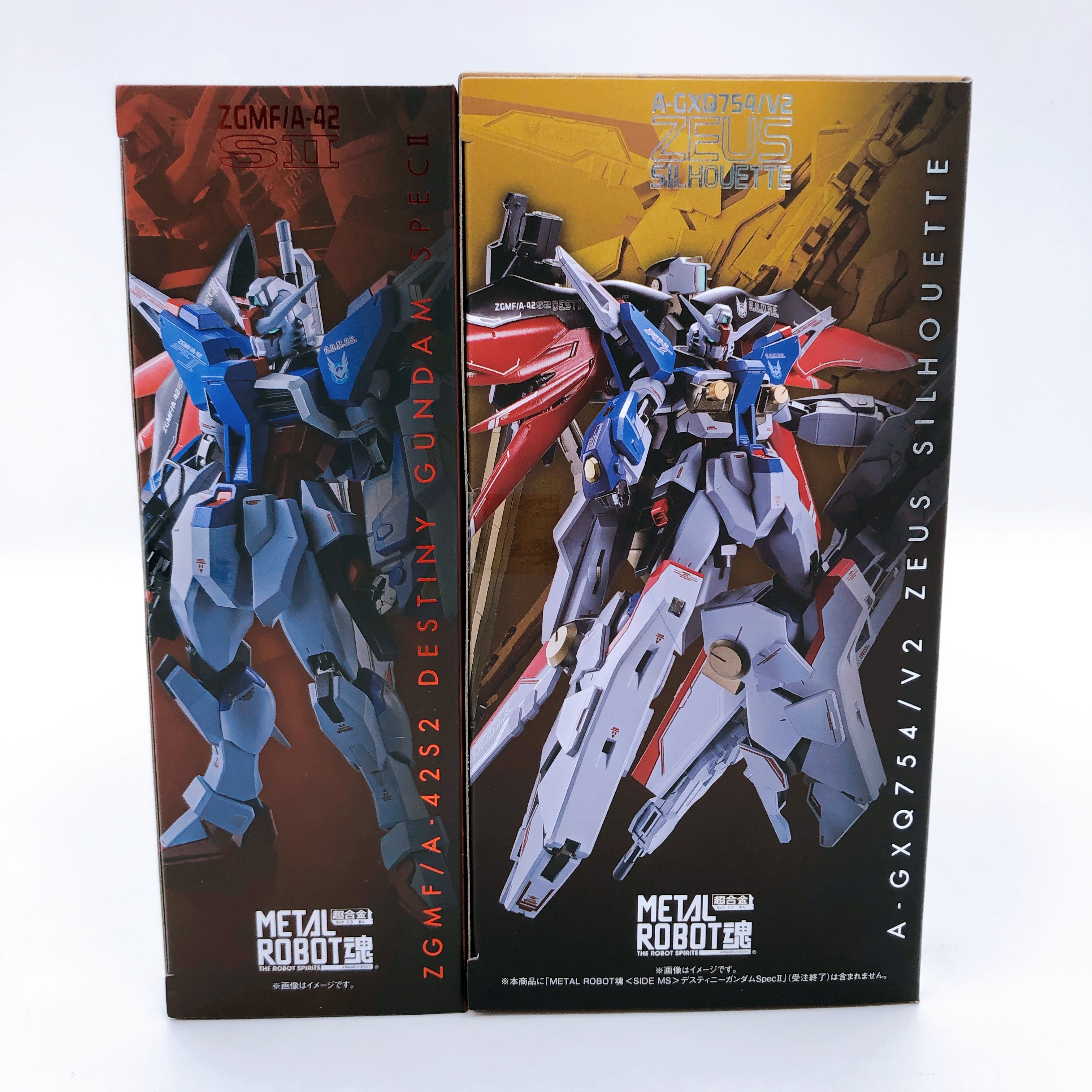 Metal Robot Spirits Destiny Gundam Spec II & Zeus Silhouette Set Figure Bandai