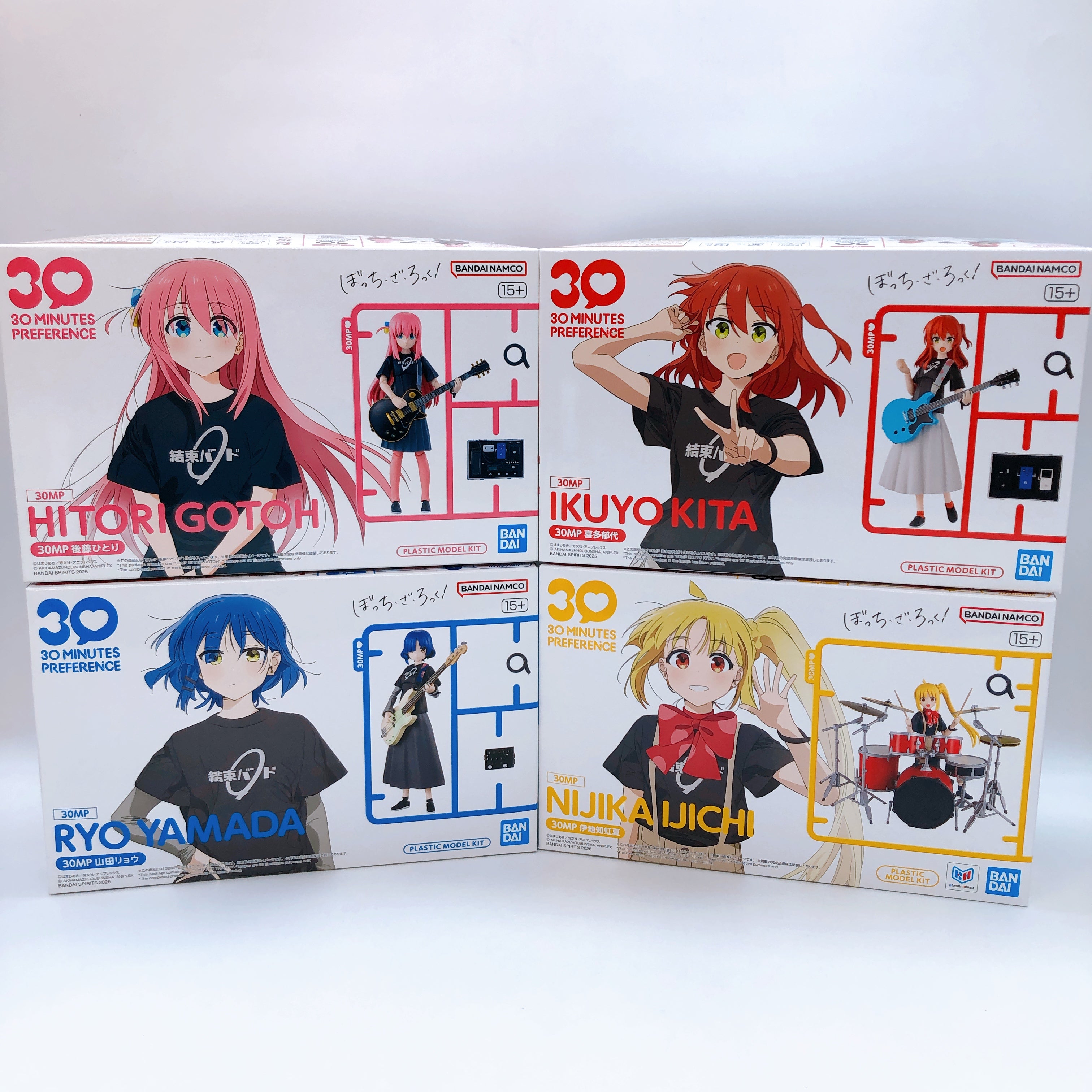 30MP Bocchi the Rock! Complete Set 30 Minutes Preference Kit 15+ Bandai Japan