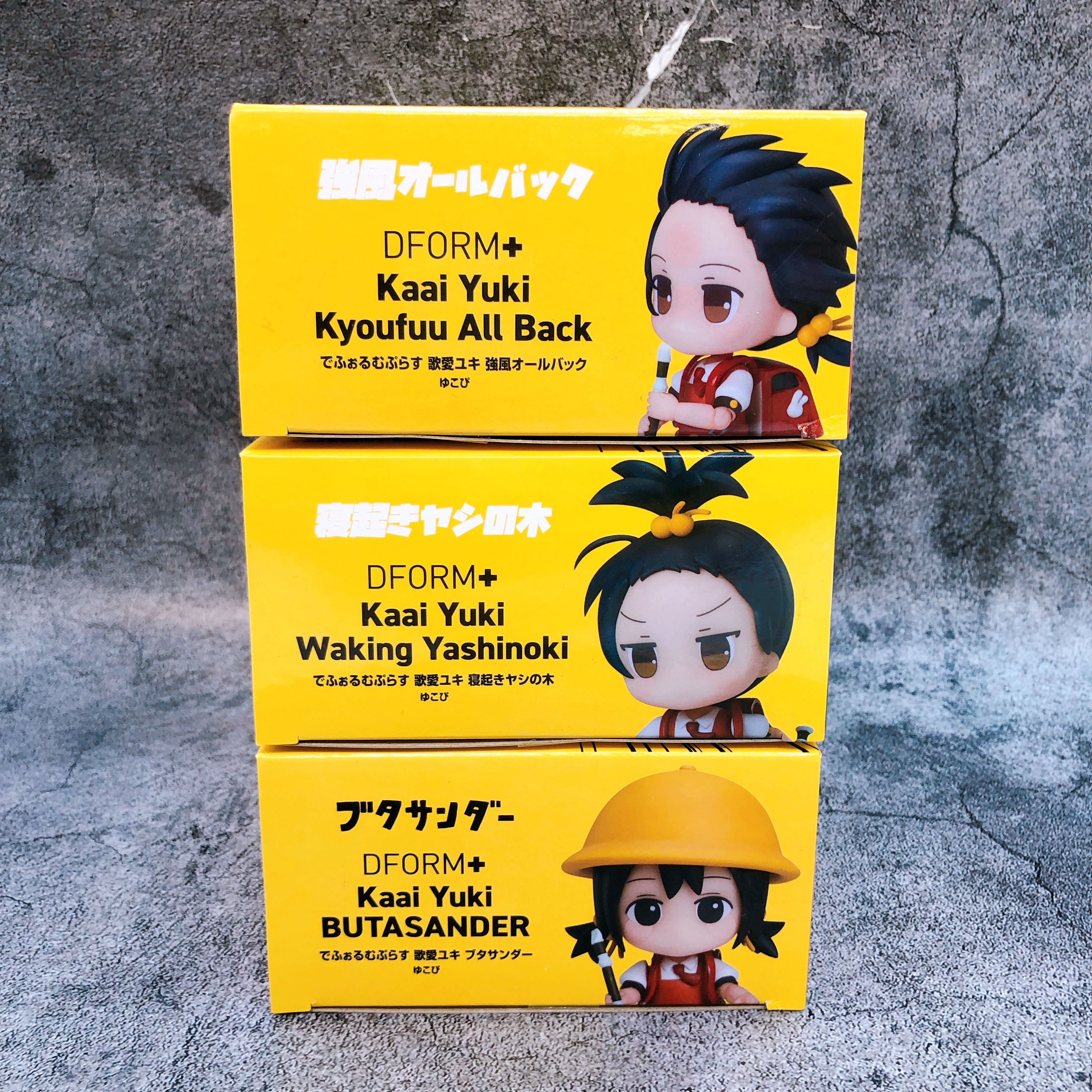 Yukopi DFORM+ Kaai Yuki Kyoufuu All Back & Waking Yashinoki & BUTASANDER  Set 3