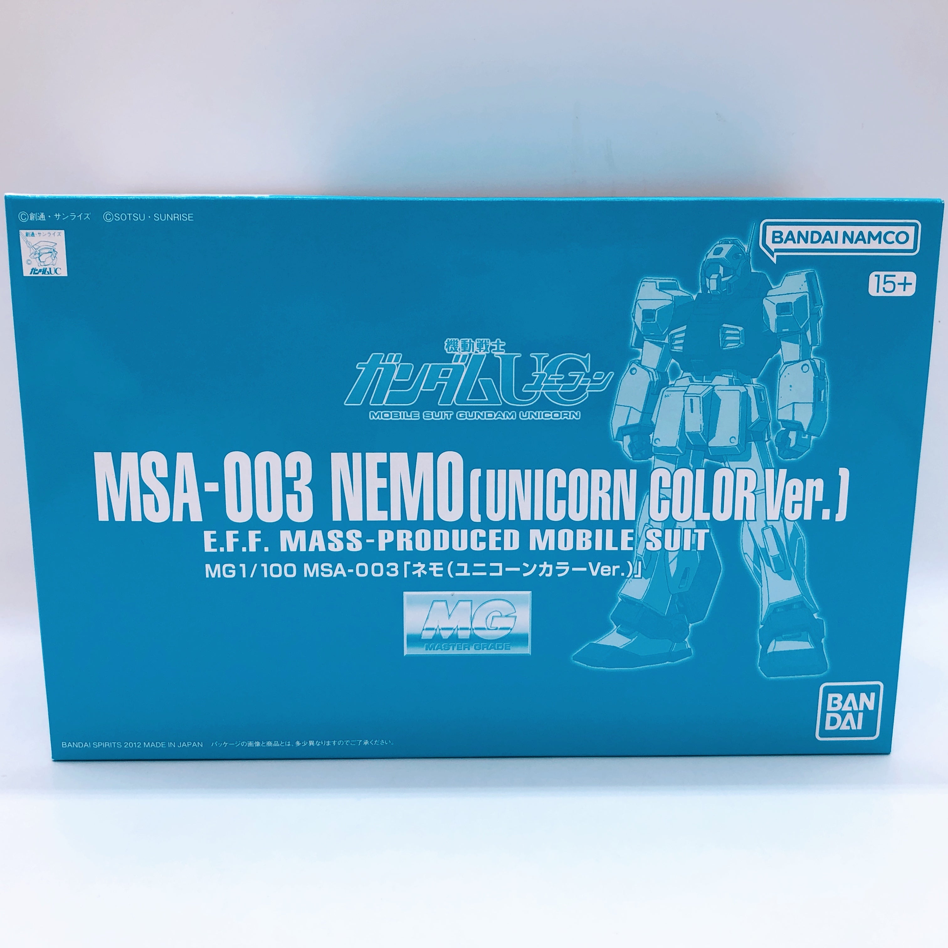 MG 1/100 Nemo Unicorn Desert Color & Unicorn Color Set Kit 15+ Premium Bandai