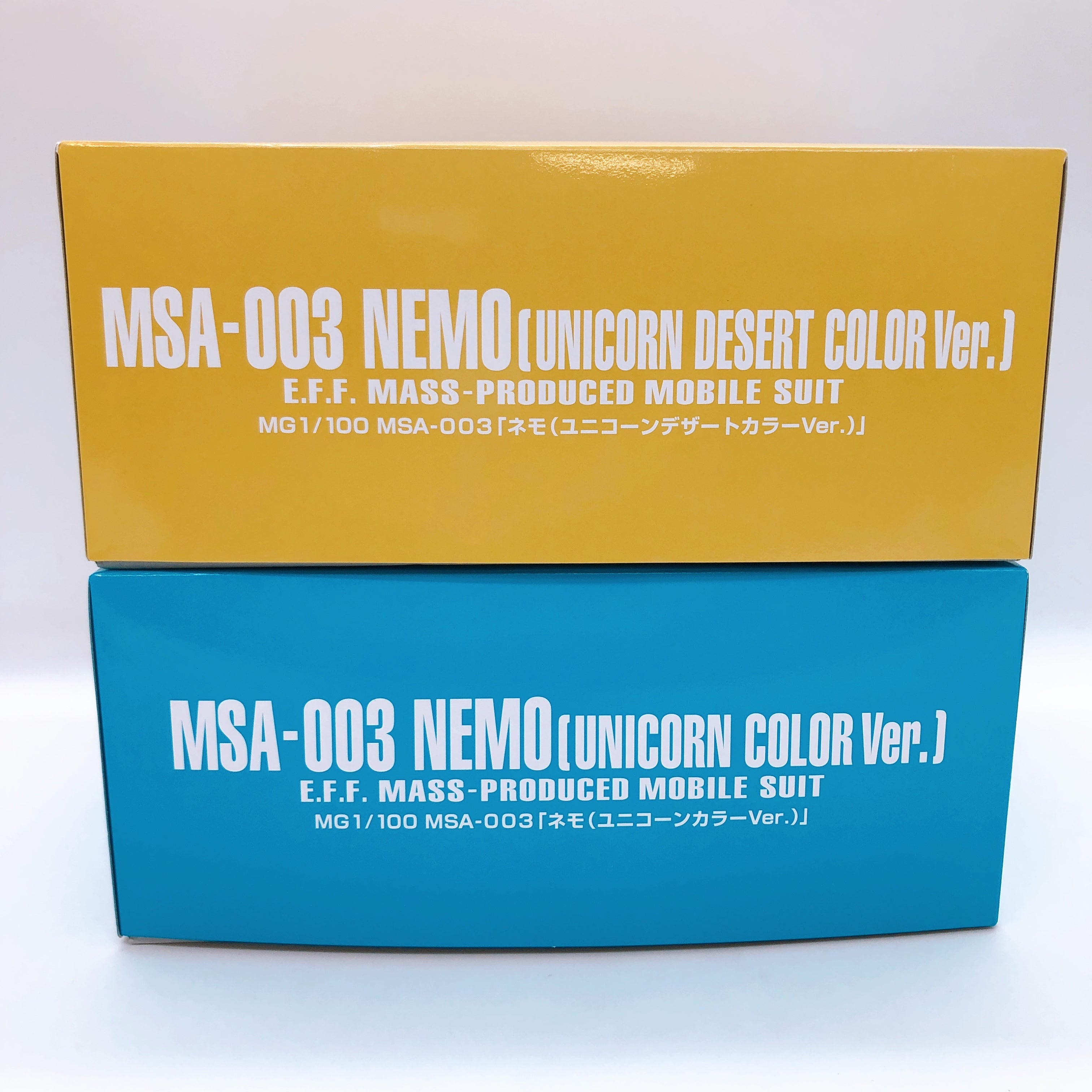 MG 1/100 Nemo Unicorn Desert Color & Unicorn Color Set Kit 15+ Premium Bandai