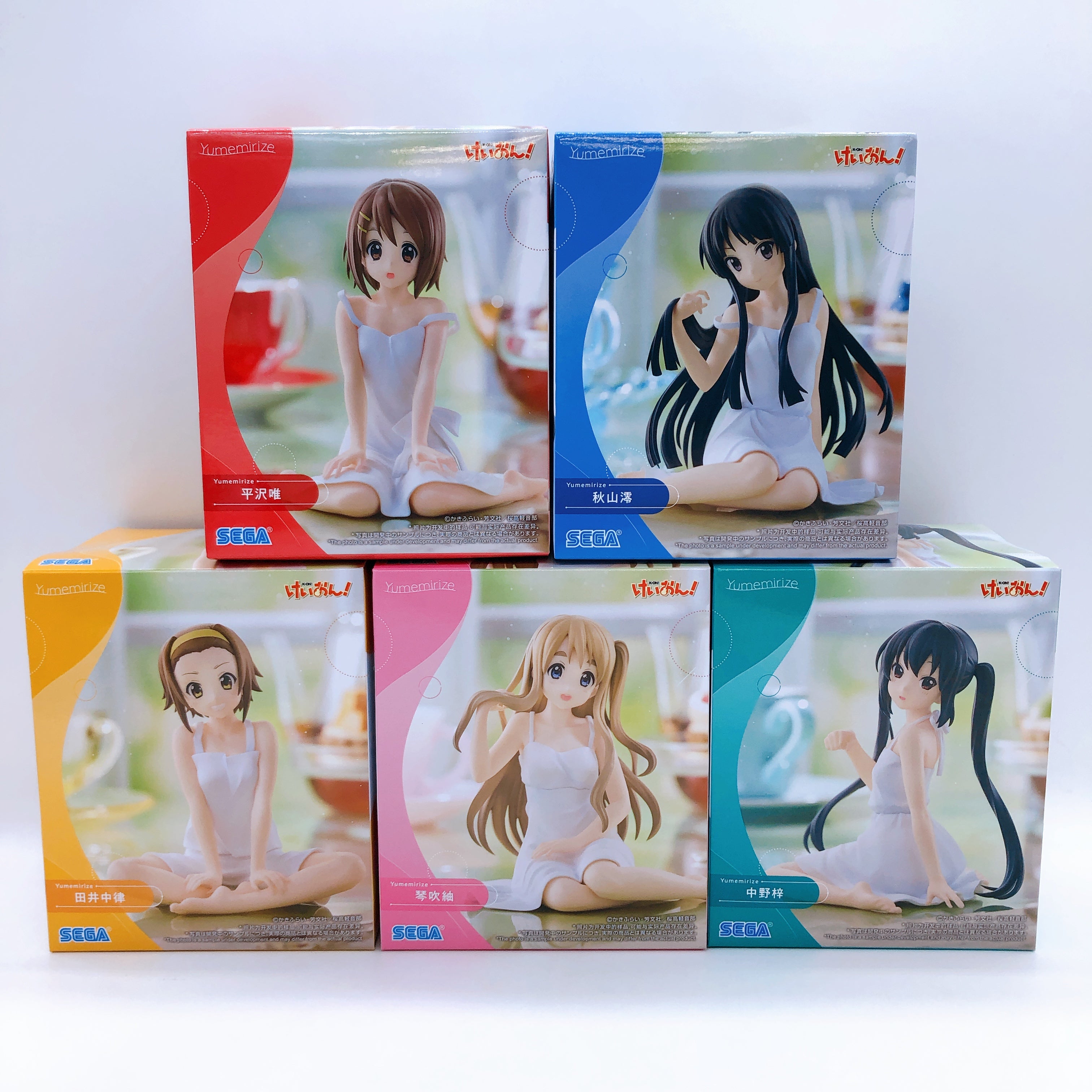 K-ON! Yumemirize Yui Ritsu Azusa Mio Tsumugi Figure Set of 5 SEGA Japan NEW 15+