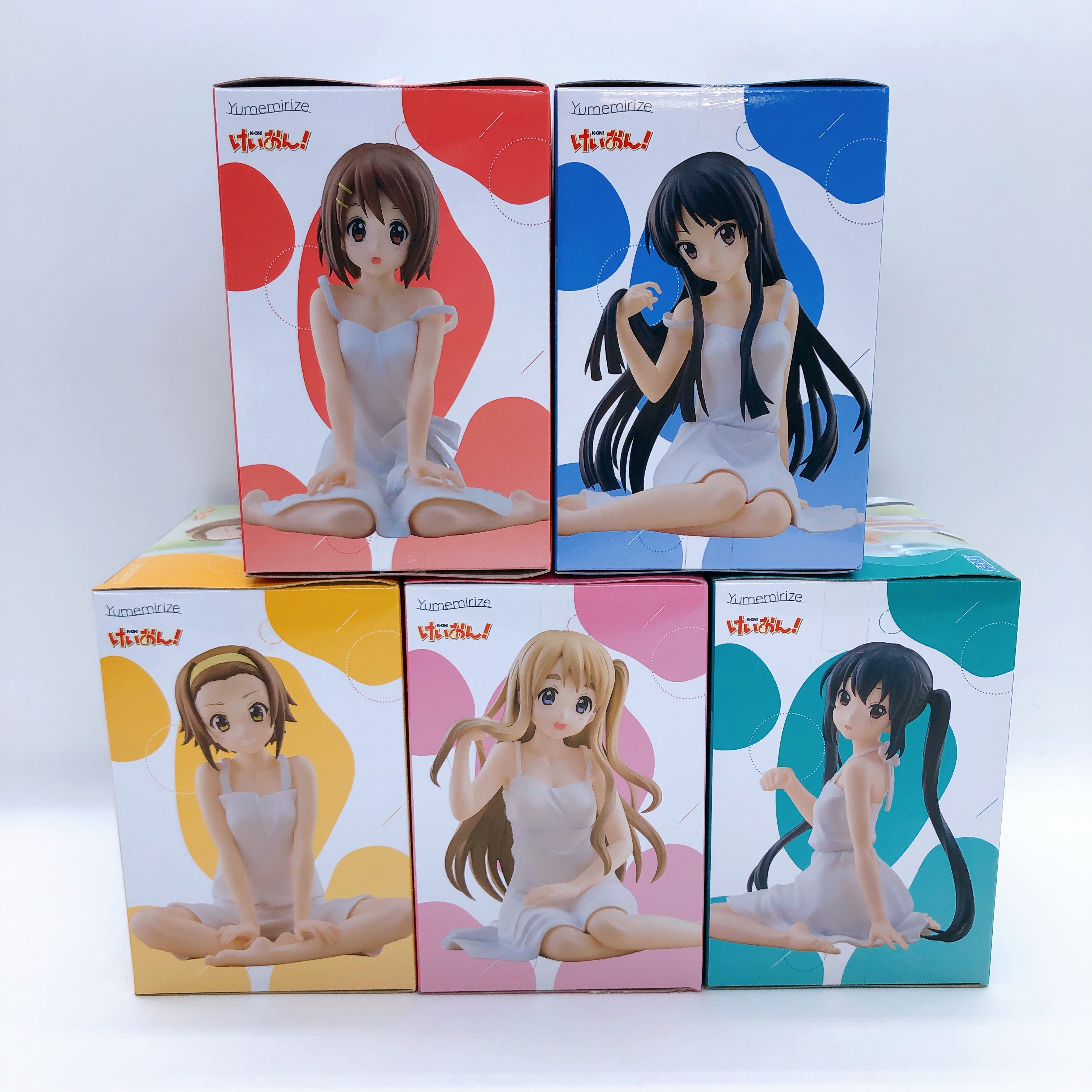 K-ON! Yumemirize Yui Ritsu Azusa Mio Tsumugi Figure Set of 5 SEGA Japan NEW 15+