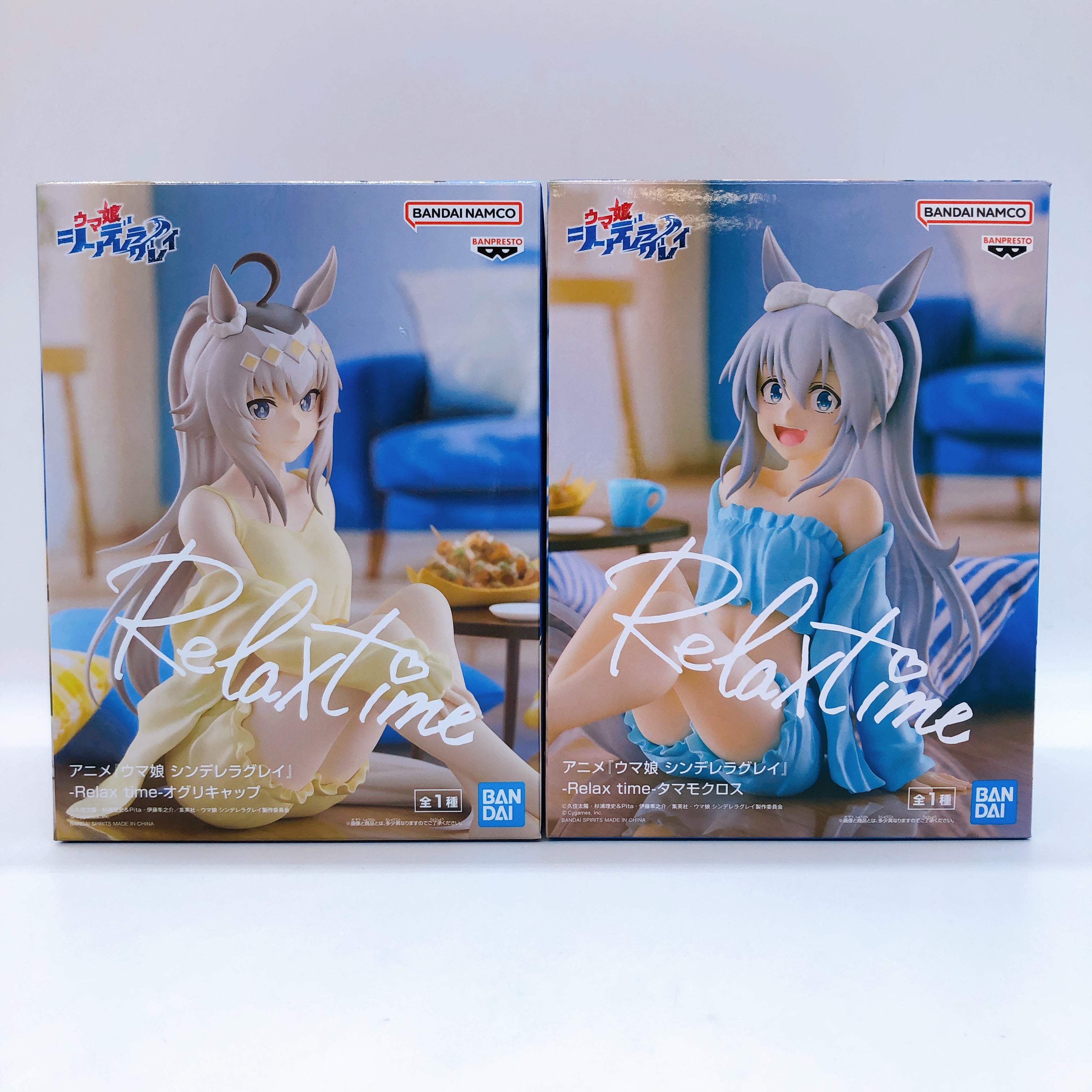 Uma Musume: Cinderella Gray Oguri Cap & Tamamo Cross Relax time Figure Set 15+