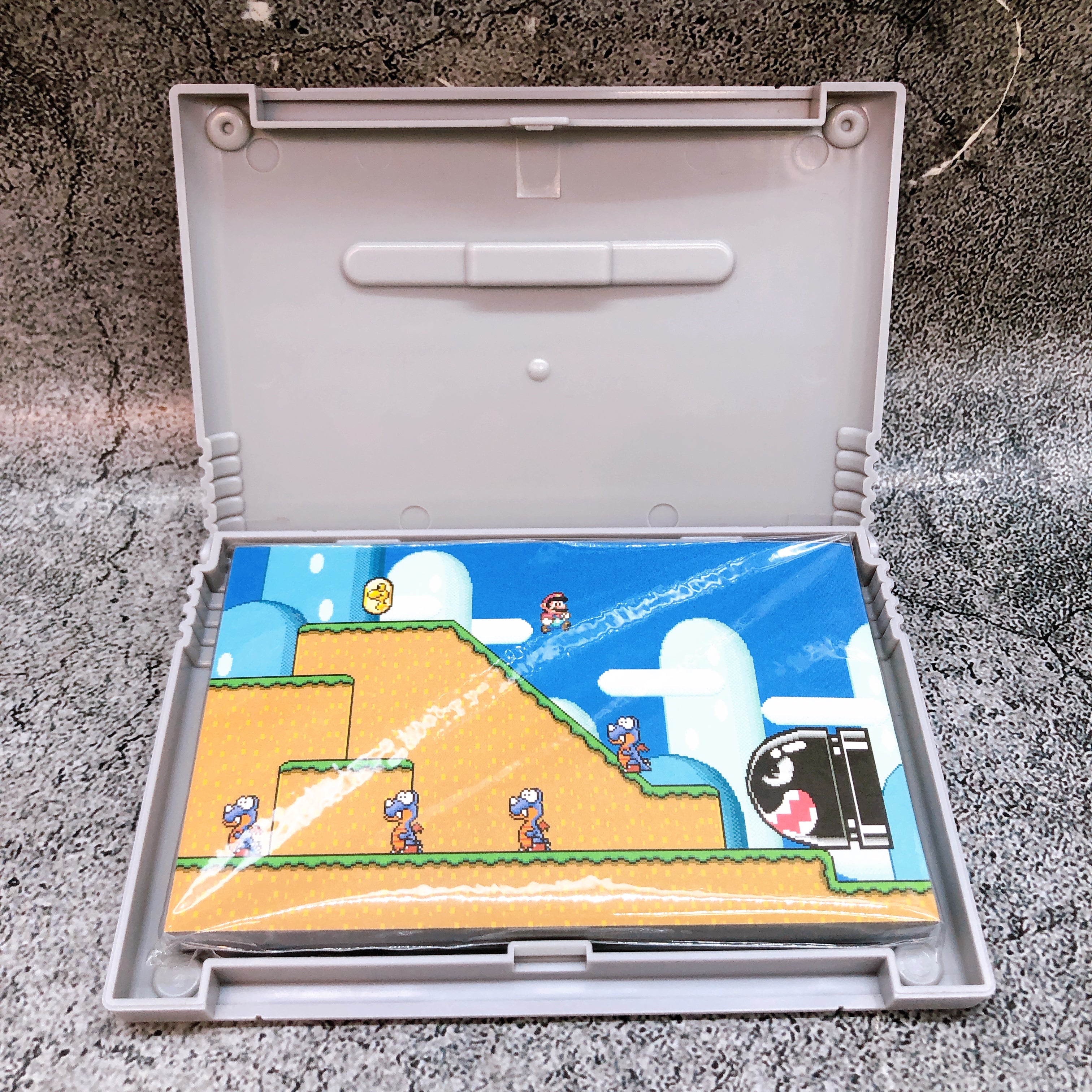 Nintendo Super Mario World Cartridge Type Memo Pad Case Nintendo Store Limited