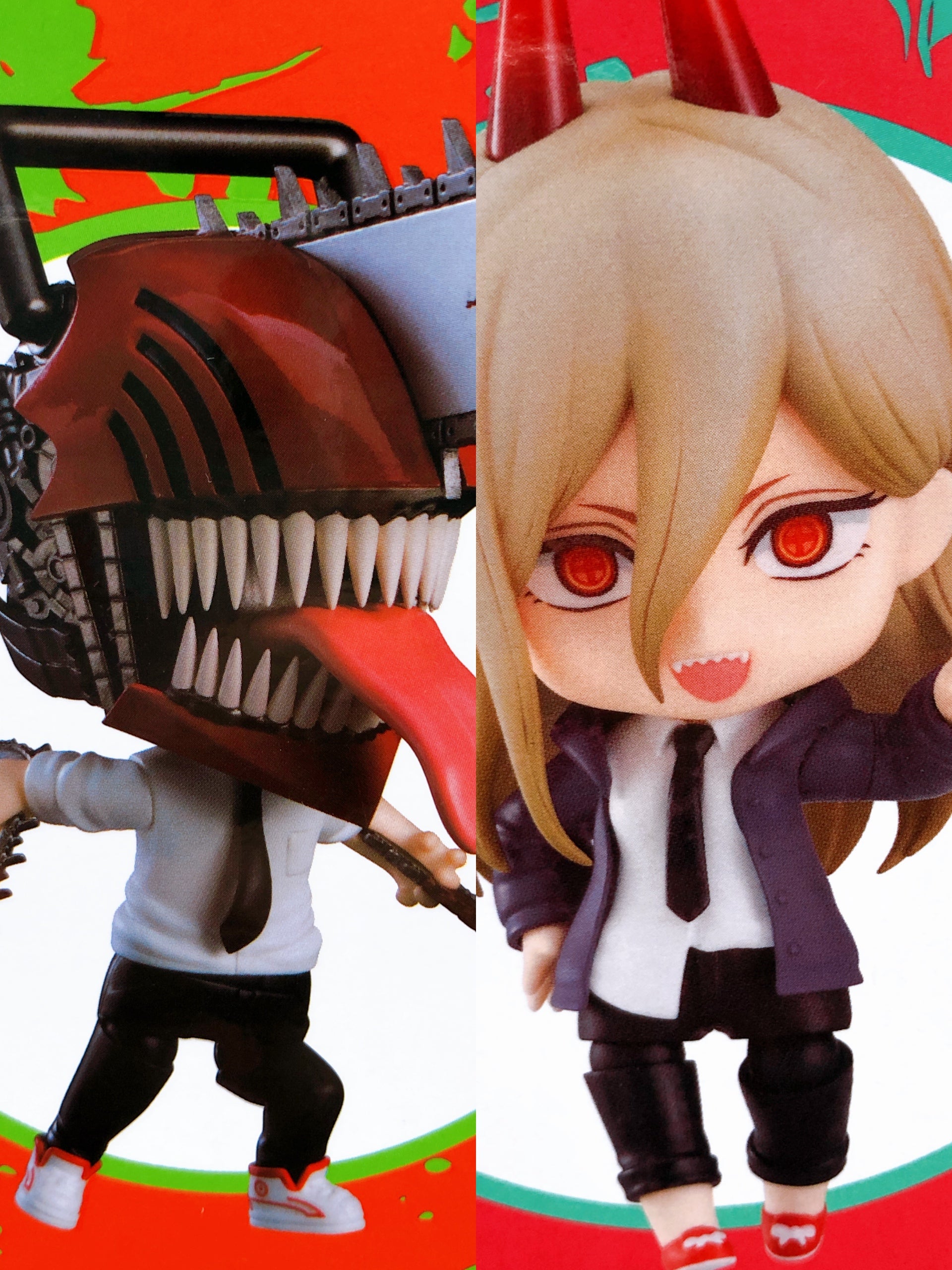 Chainsaw Man Denji & Power Nendoroid 1560 1580 Set Action Figure 15+ GSC Japan