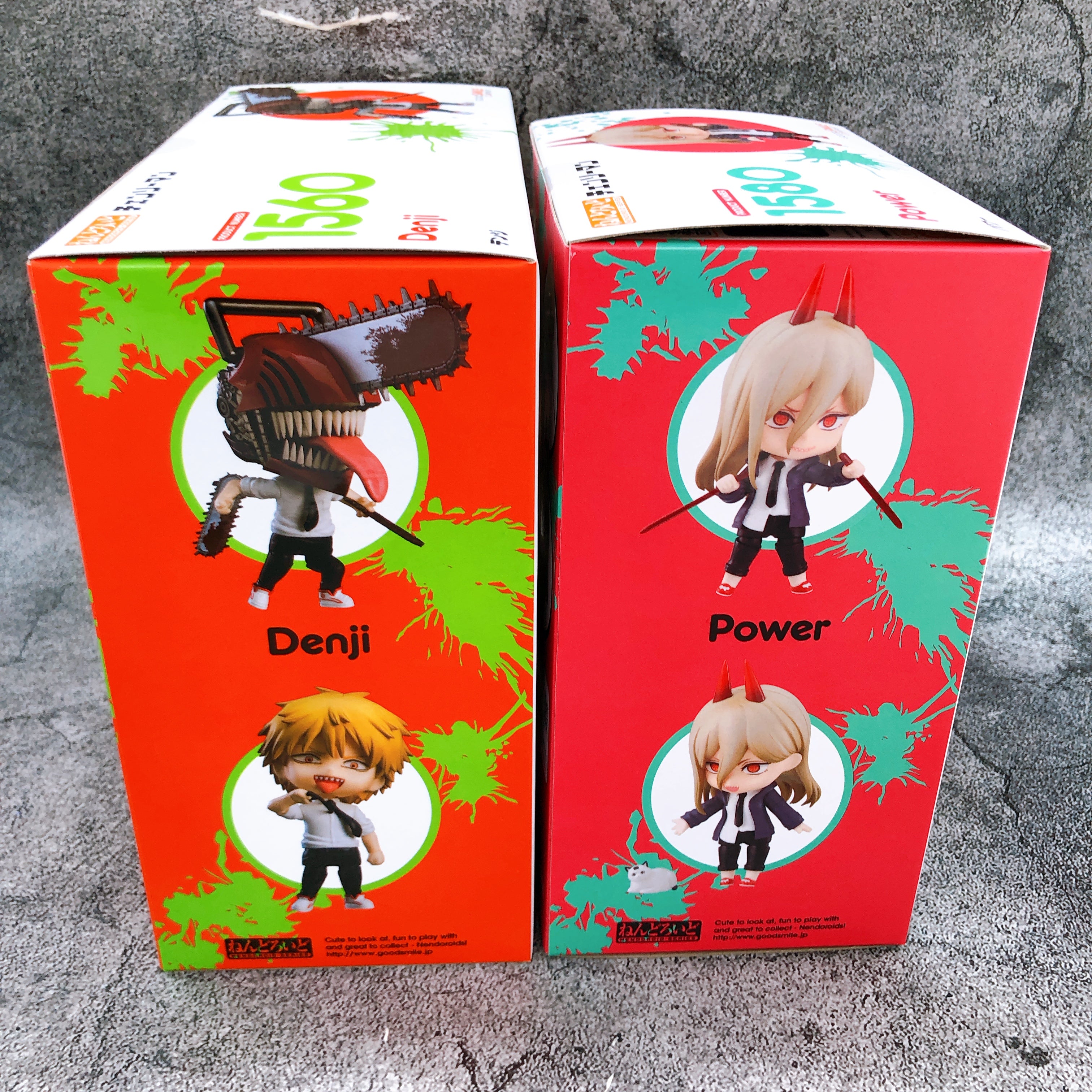 Chainsaw Man Denji & Power Nendoroid 1560 1580 Set Action Figure 15+ GSC Japan
