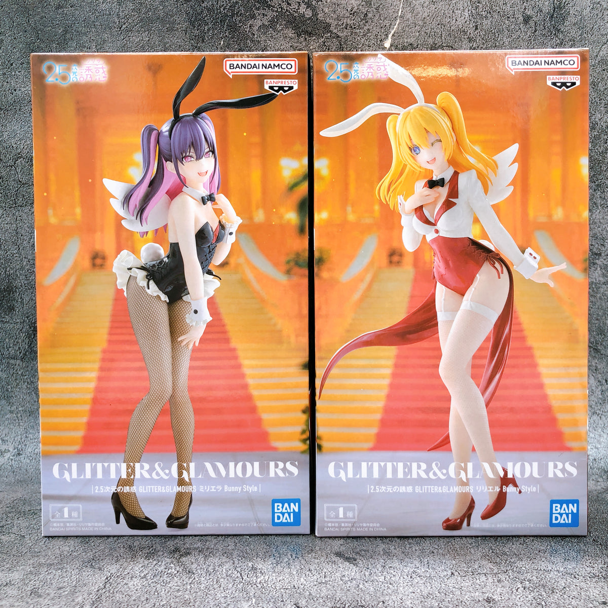 2.5 Dimensional Seduction Liliel & Miriella Bunny GLITTER & GLAMOURS Figure Set
