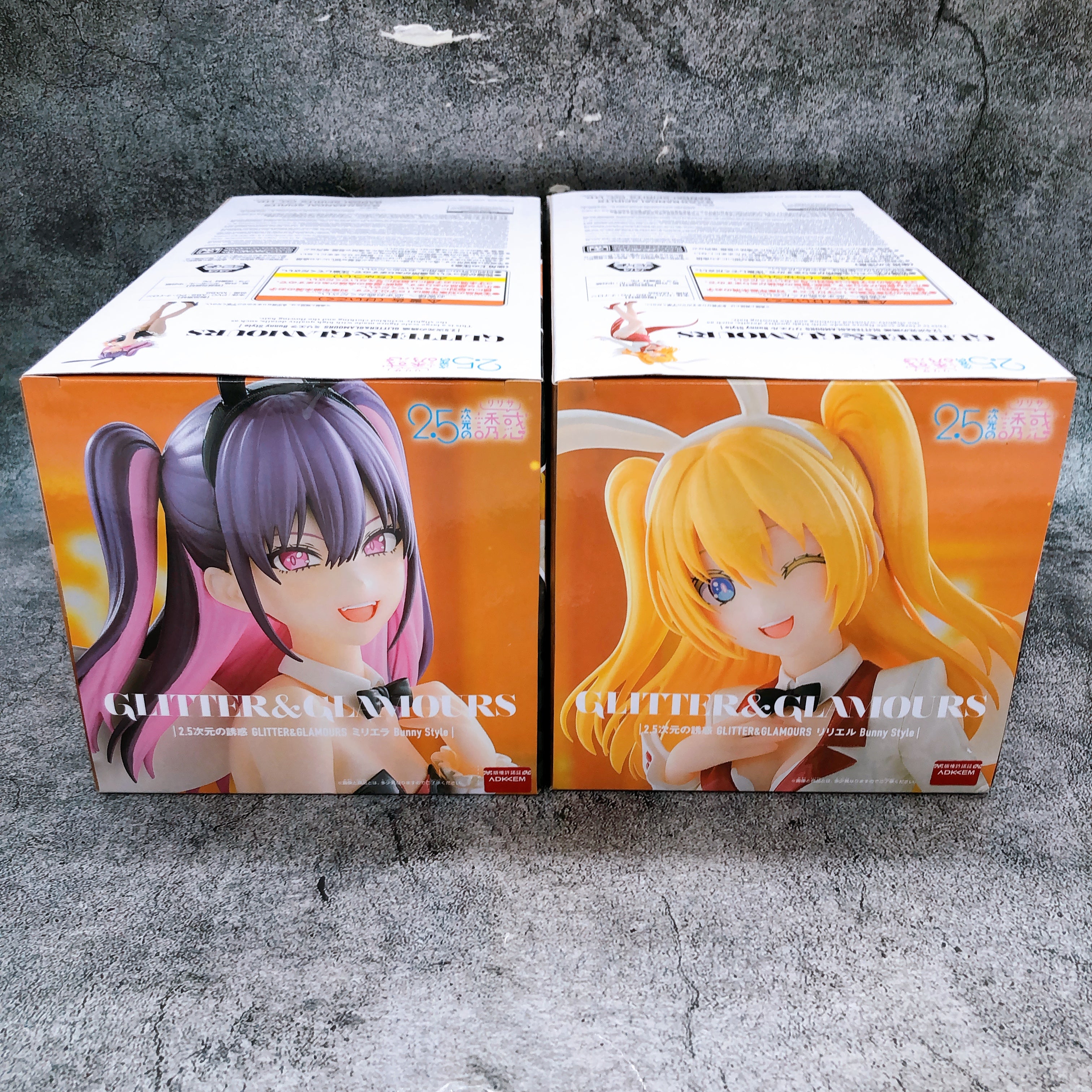 2.5 Dimensional Seduction Liliel & Miriella Bunny GLITTER & GLAMOURS Figure Set