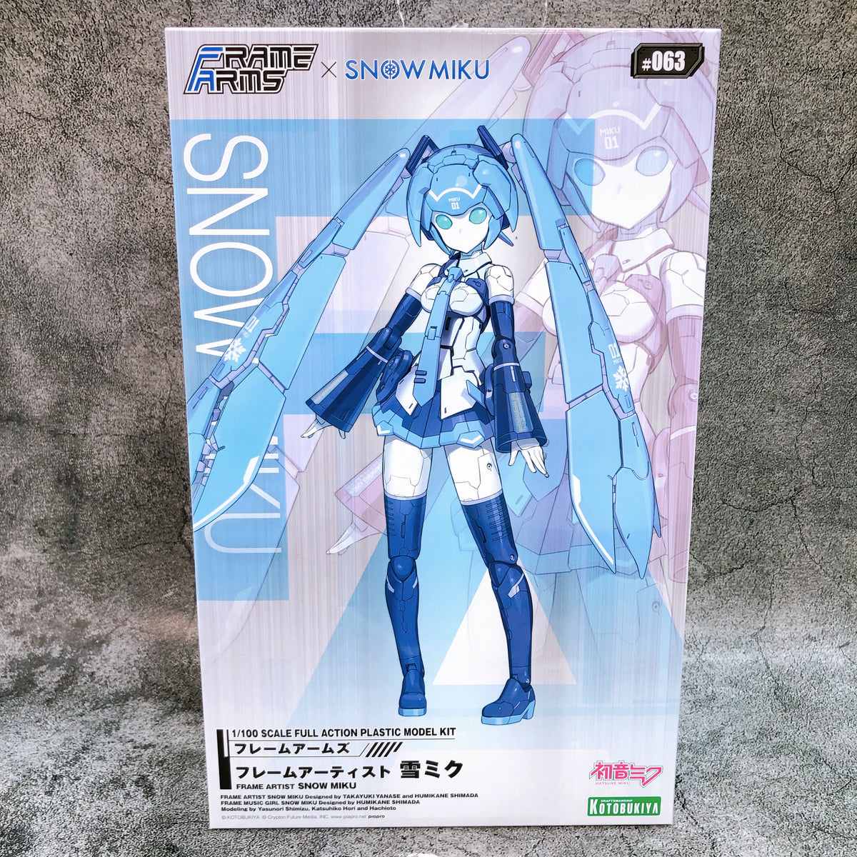 Frame Arms Frame Artist Snow Miku & Bonus Face Parts Set Kit 15+ KOTOBUKIYA NEW