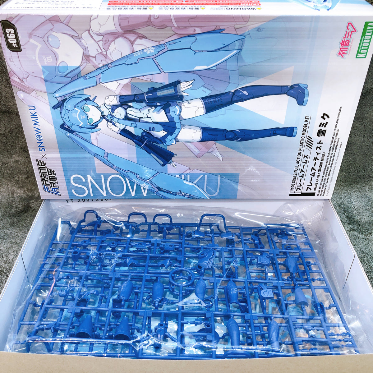 Frame Arms Frame Artist Snow Miku & Bonus Face Parts Set Kit 15+ KOTOBUKIYA NEW
