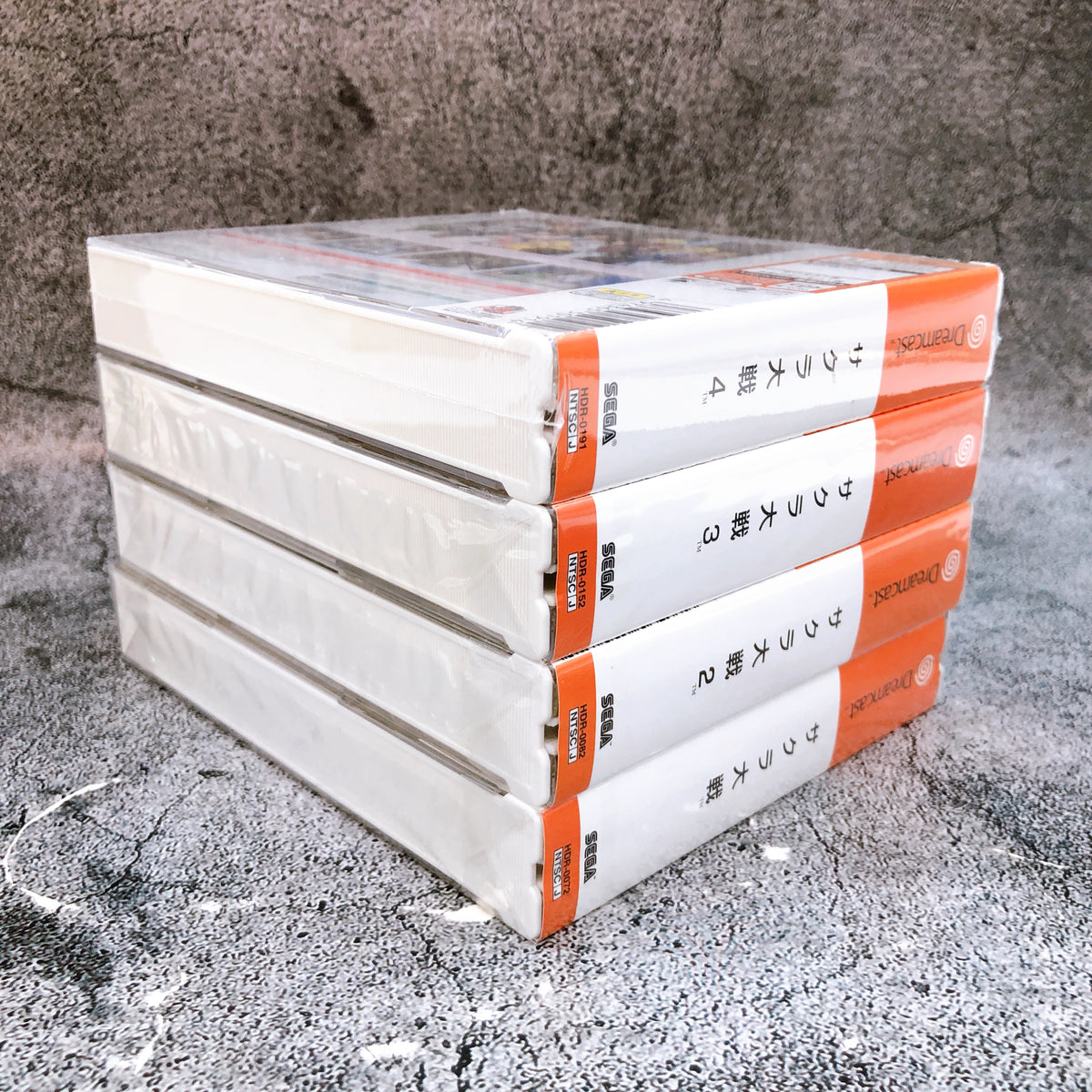 SEGA Dreamcast Sakura Wars 1 2 3 4 Complete Set Sakura Taisen Japan Game Sealed