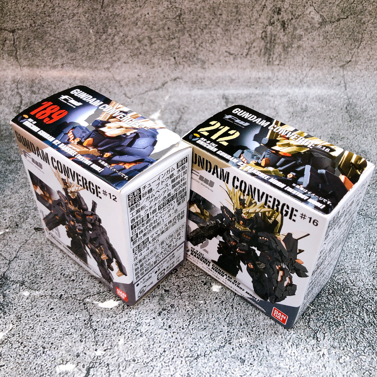 FW GUNDAM CONVERGE Unicorn Gundam & Jesta & Banshee & Banshee Norn Set Figure