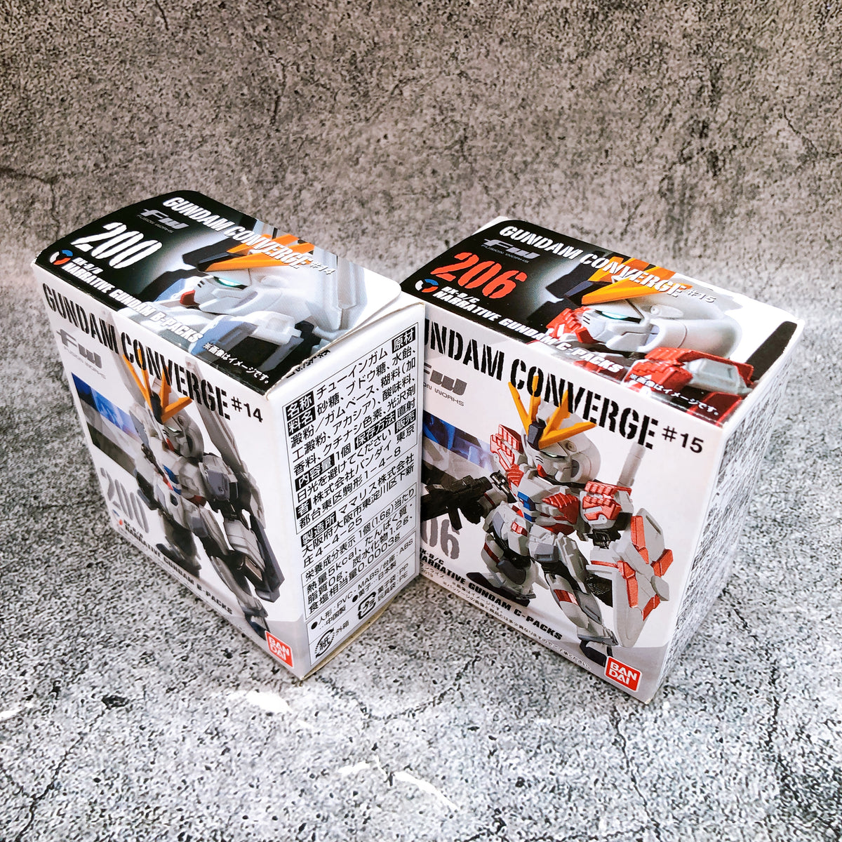 FW GUNDAM CONVERGE Narrative Gundam B-Packs & C-Packs Set Figure Bandai 15+