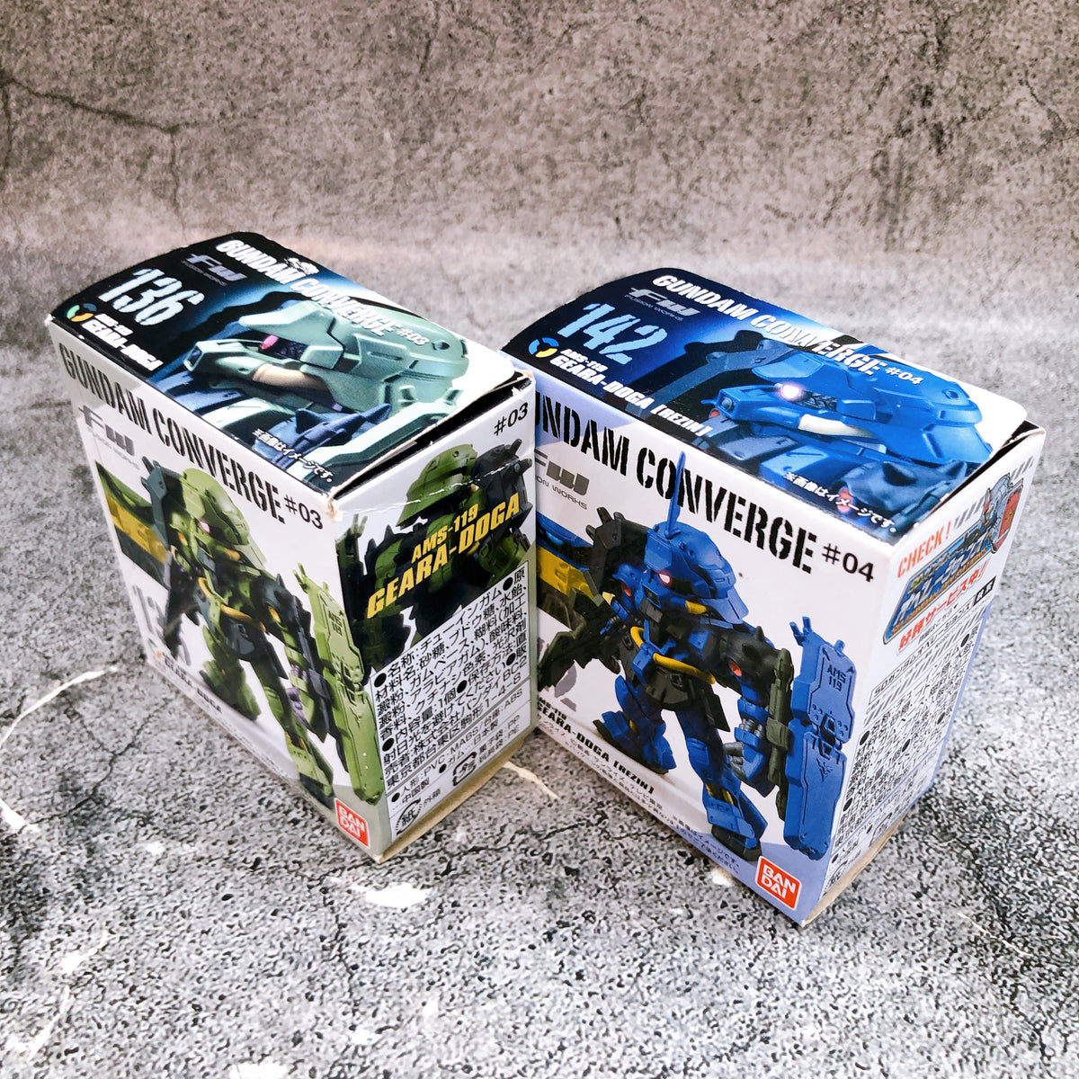 FW GUNDAM CONVERGE Geara-Doga & Geara-Doga Rezin Custom Figure Bandai AUTHENTIC