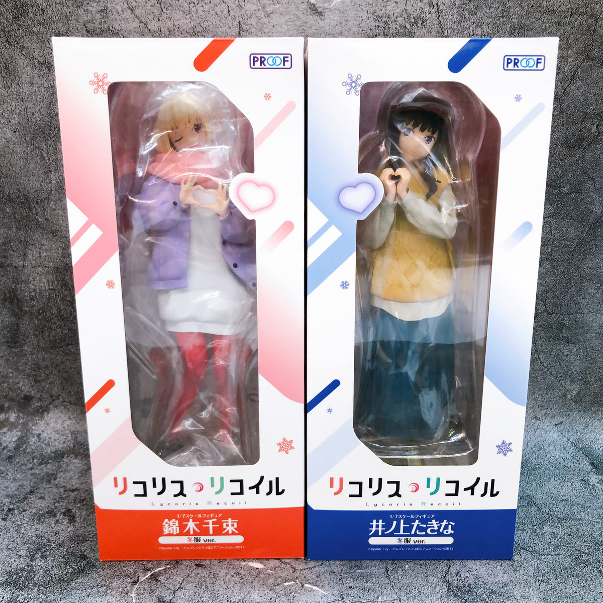 Lycoris Recoil Chisato & Takina Winter Clothes ver. 1/7 Scale Figure Set PROOF