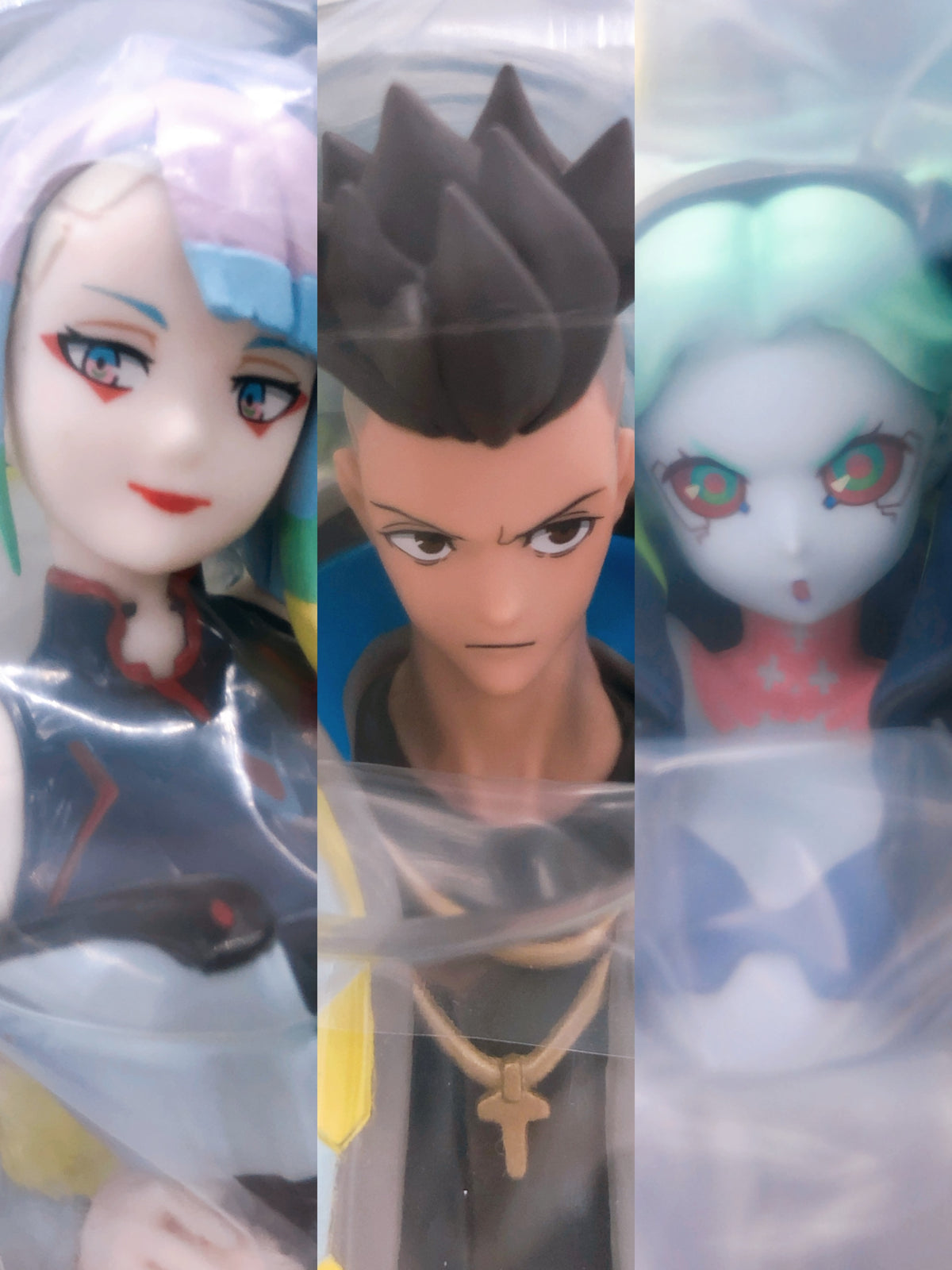 Cyberpunk Edgerunners Lucy Rebecca David POP UP PARADE Figure Set of 3 Japan 15+