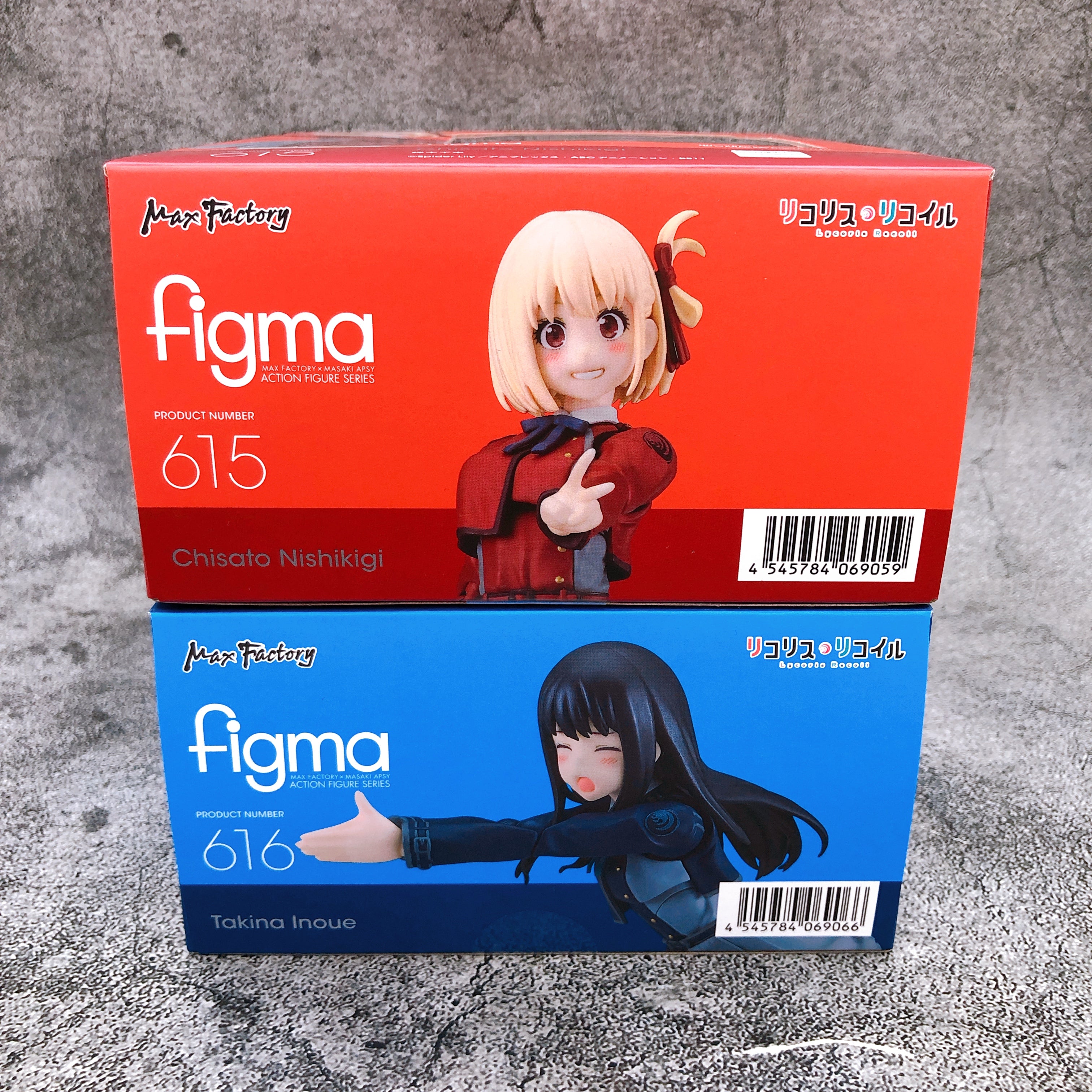 Lycoris Recoil Chisato & Takina Figma Set 615 & 616 Action