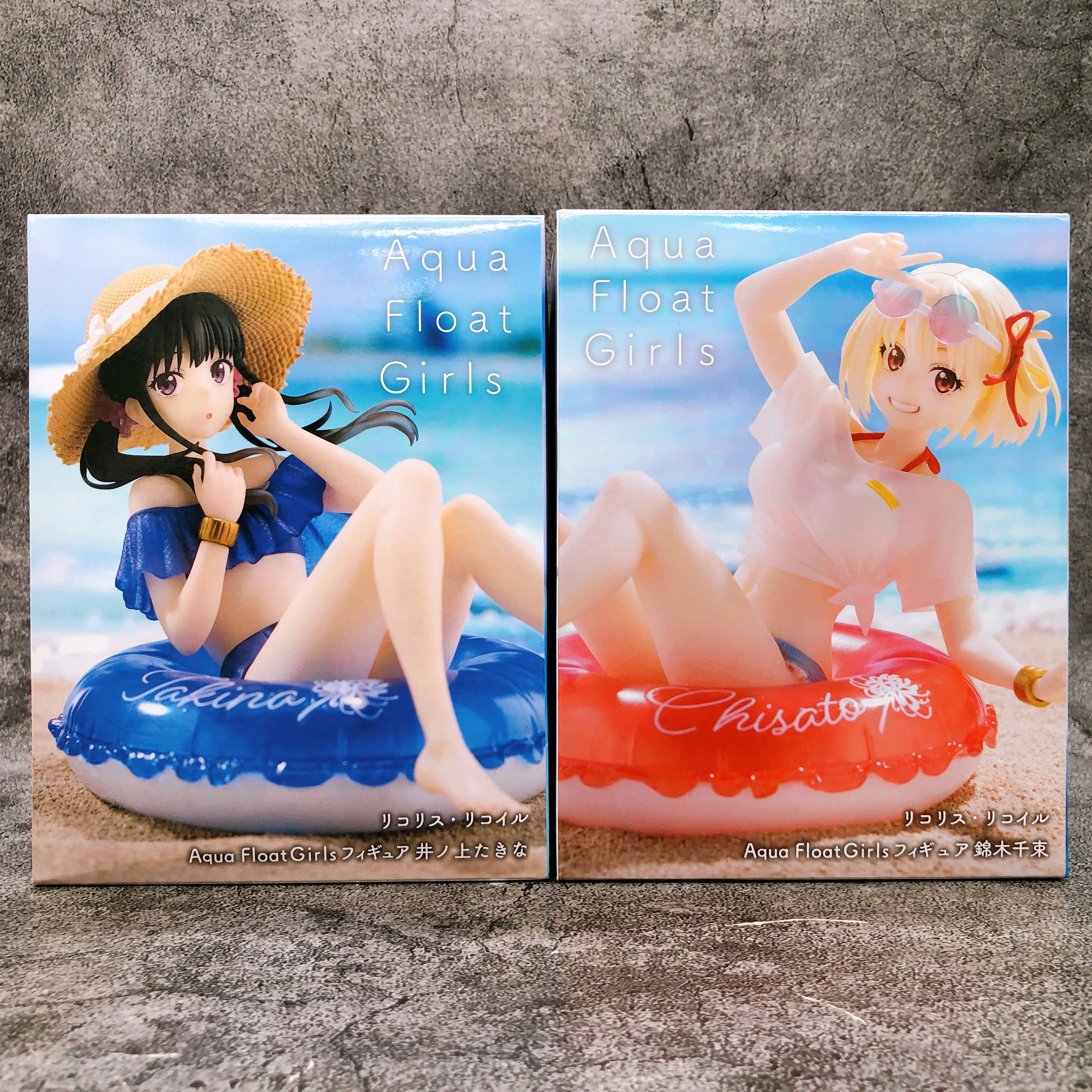 Lycoris Recoil Takina Inoue & Chisato Nishikigi Aqua Float Girls Figure Set NEW